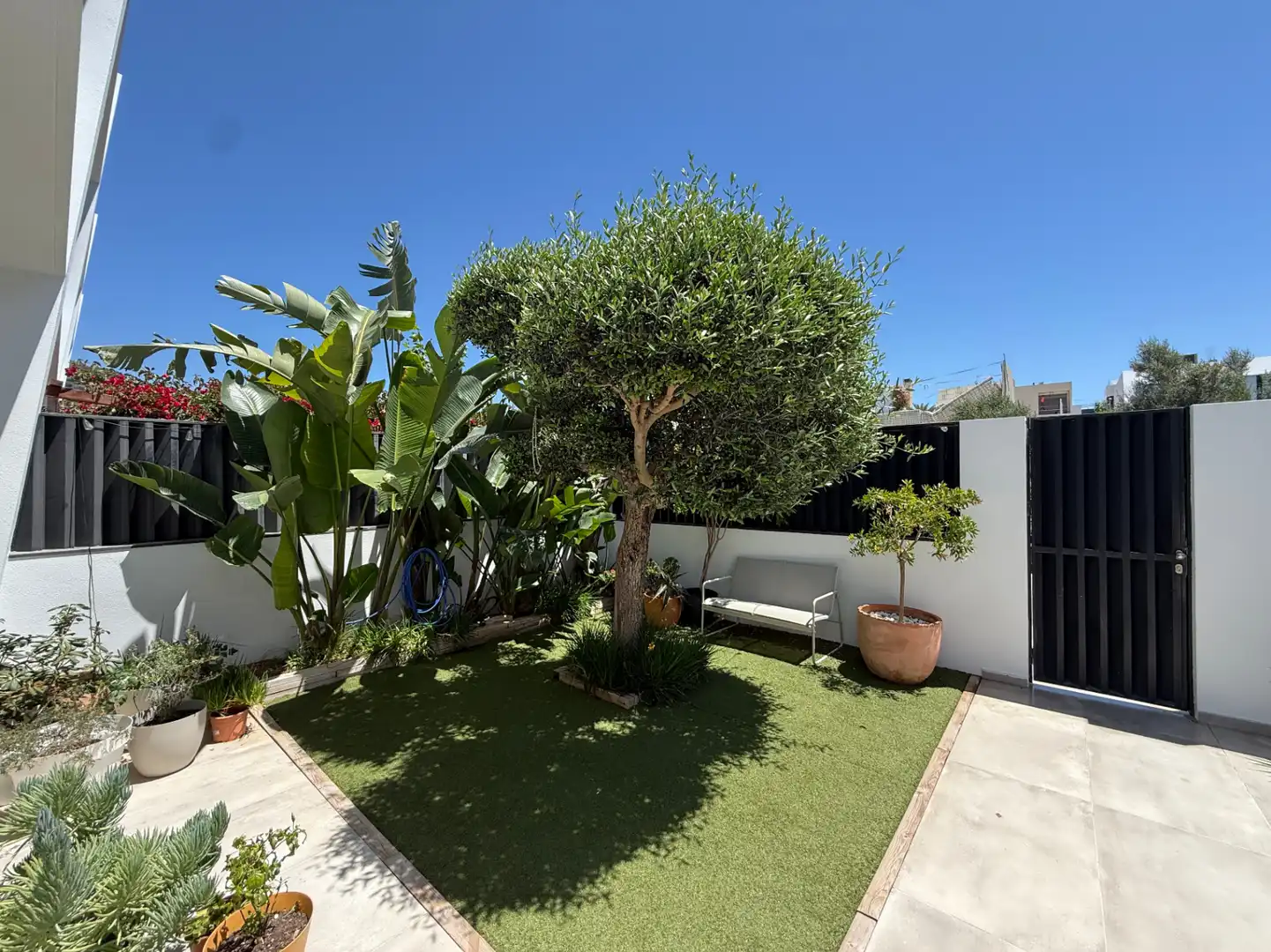 Garden of Houses for sale in Santa Eulària des Riu  with Air Conditioner, Heating and Terrace