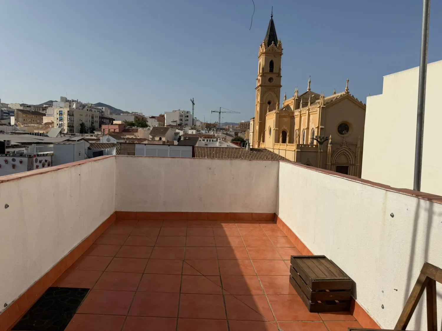 Exterior view of Attic to rent in Málaga Capital  with Air Conditioner, Terrace and Furnished