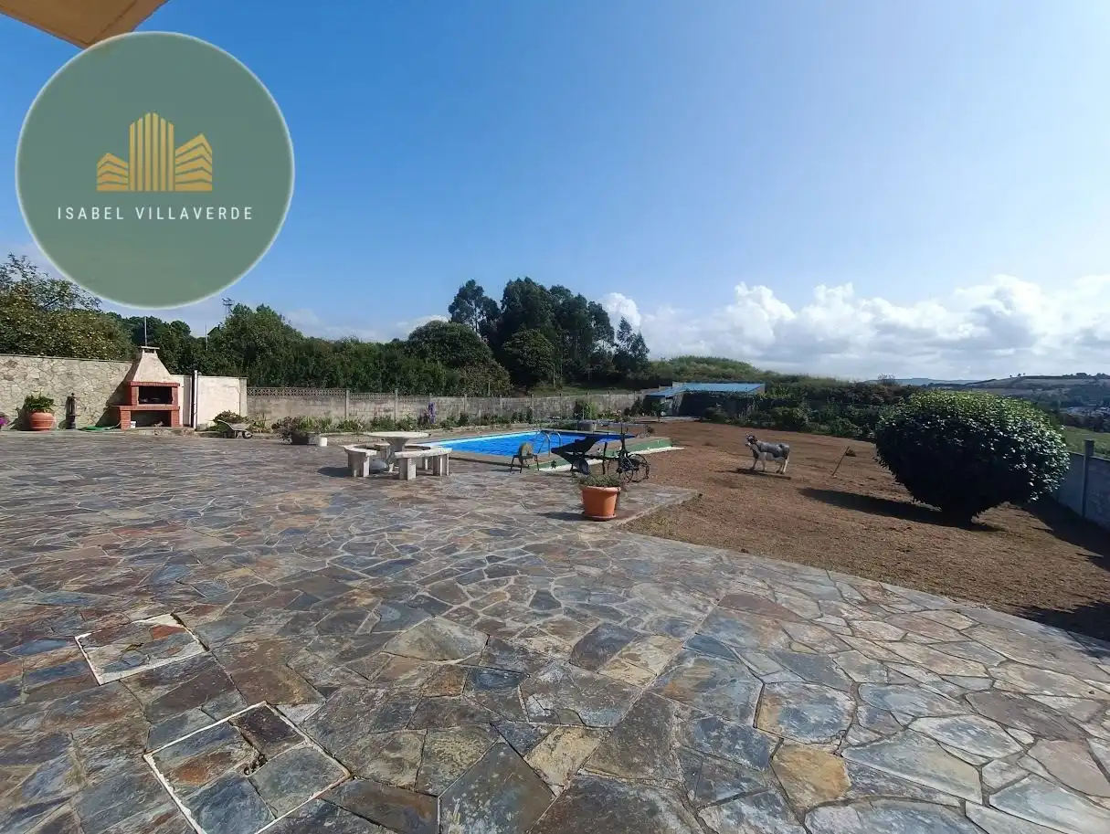 Jardín de Casa o chalet en venta en A Coruña Capital  con Calefacción, Jardín privado y Piscina