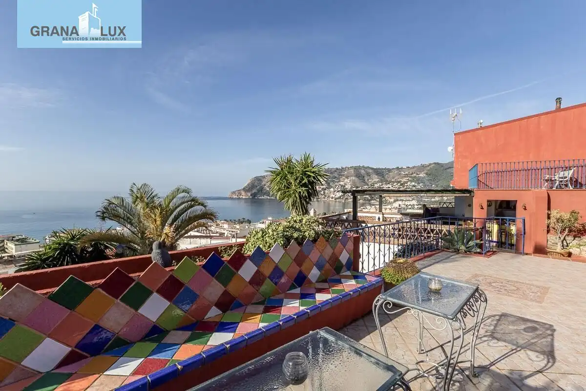 Terrace of Houses for sale in Almuñécar  with Air Conditioner, Heating and Private garden