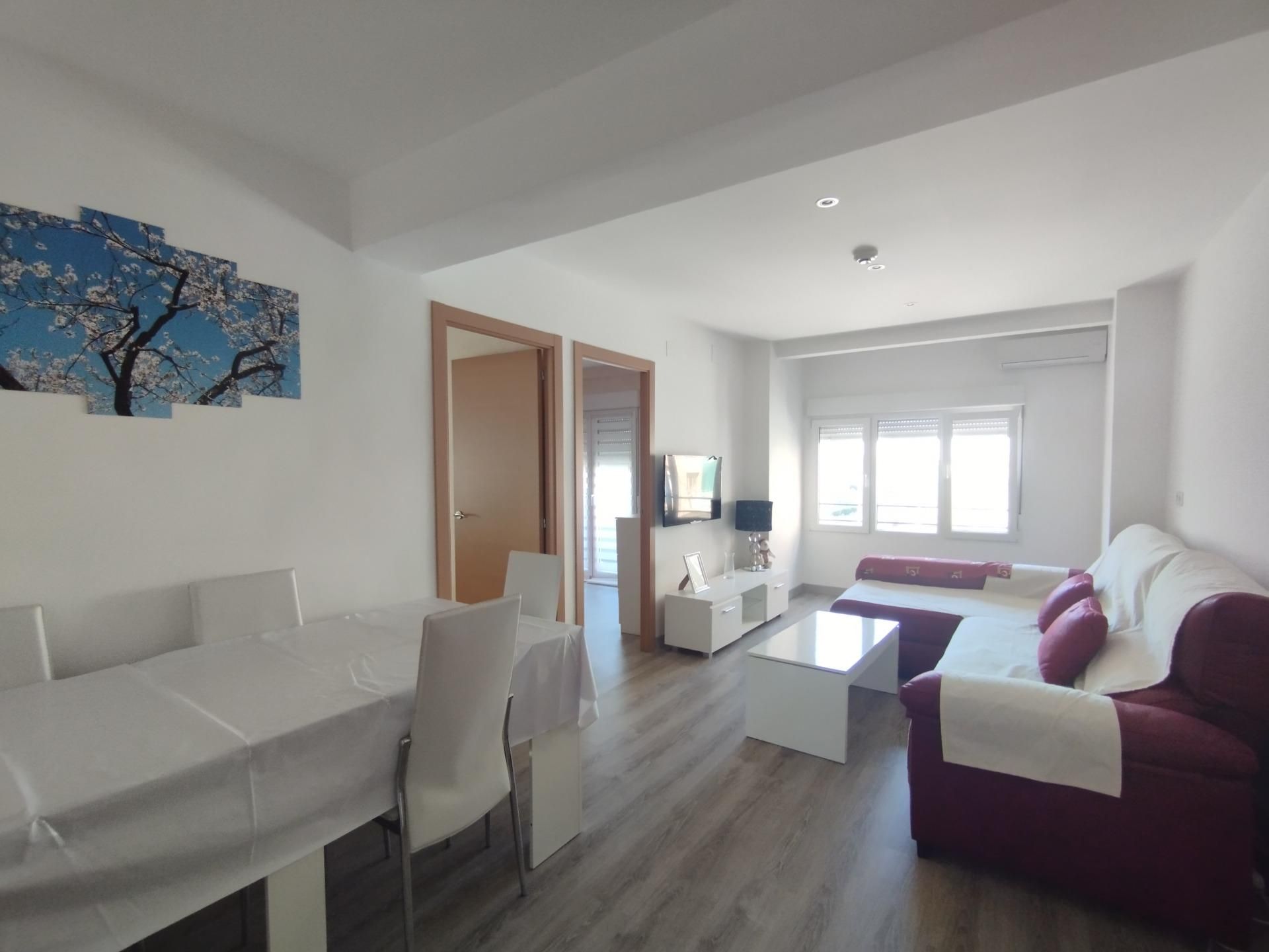 Sala de estar de Piso de alquiler en Alicante / Alacant con Aire acondicionado, Calefacción y Terraza
