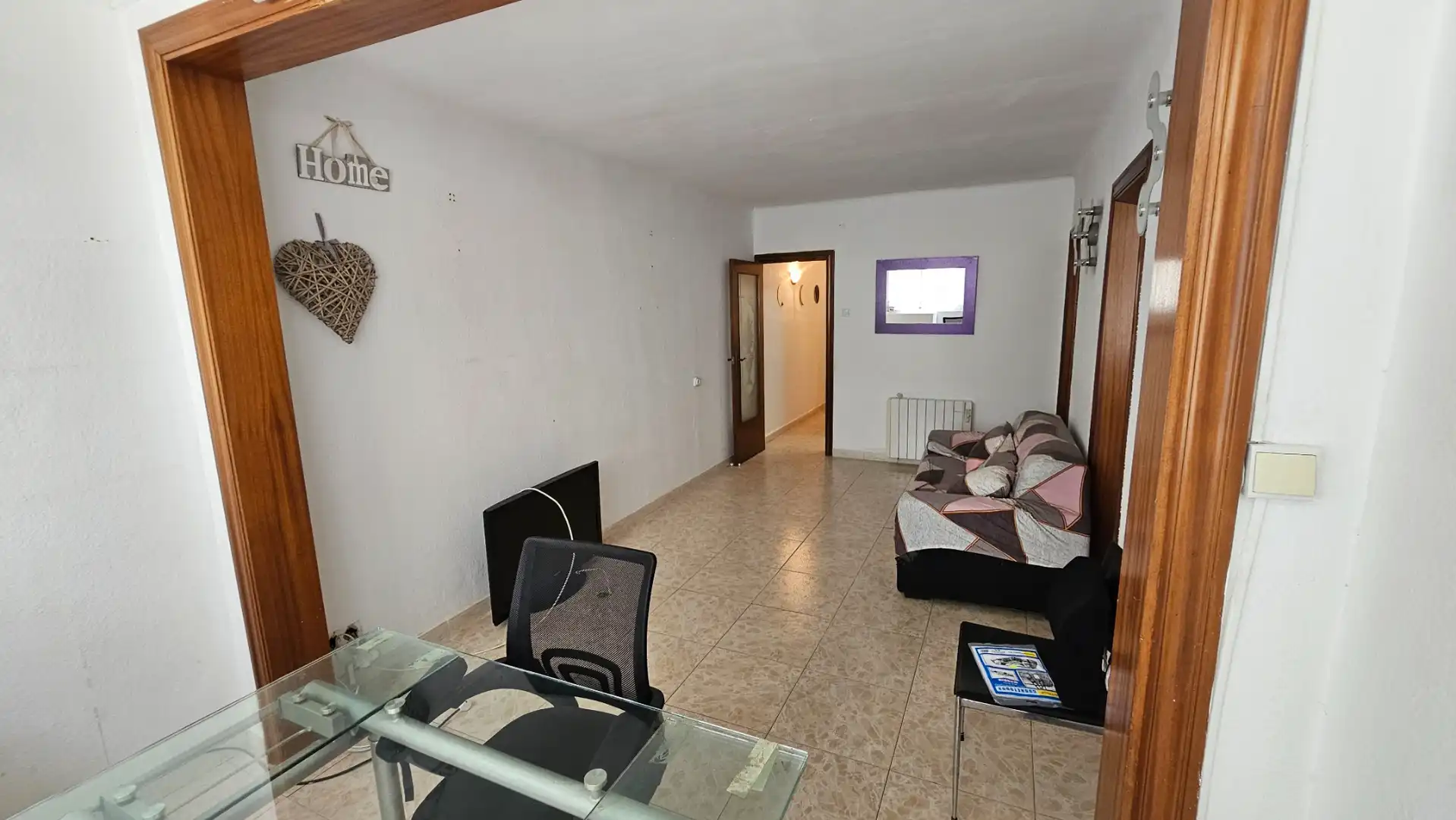 Sala de estar de Piso en venta en Santa Coloma de Gramenet con Aire acondicionado y Horno