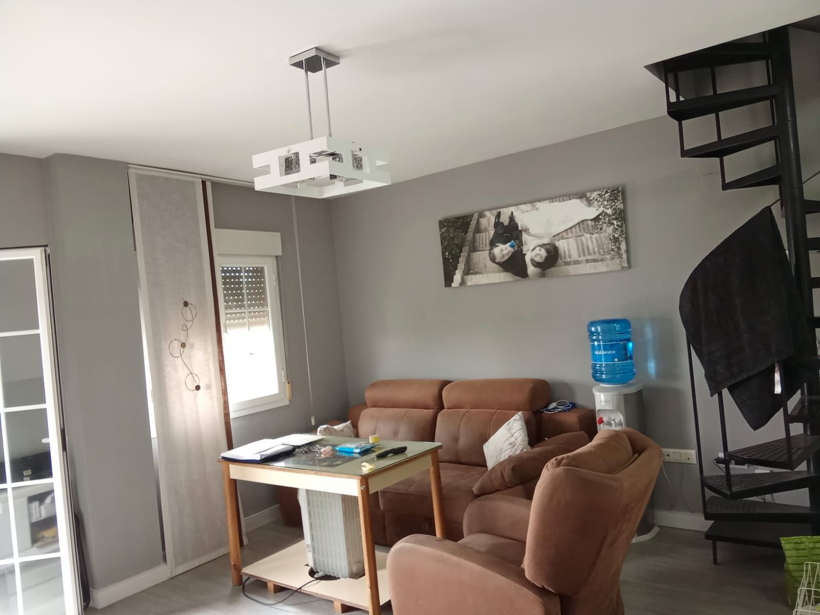 Sala d'estar de Dúplex en venda en Santa Fe amb Aire condicionat, Terrassa i Moblat