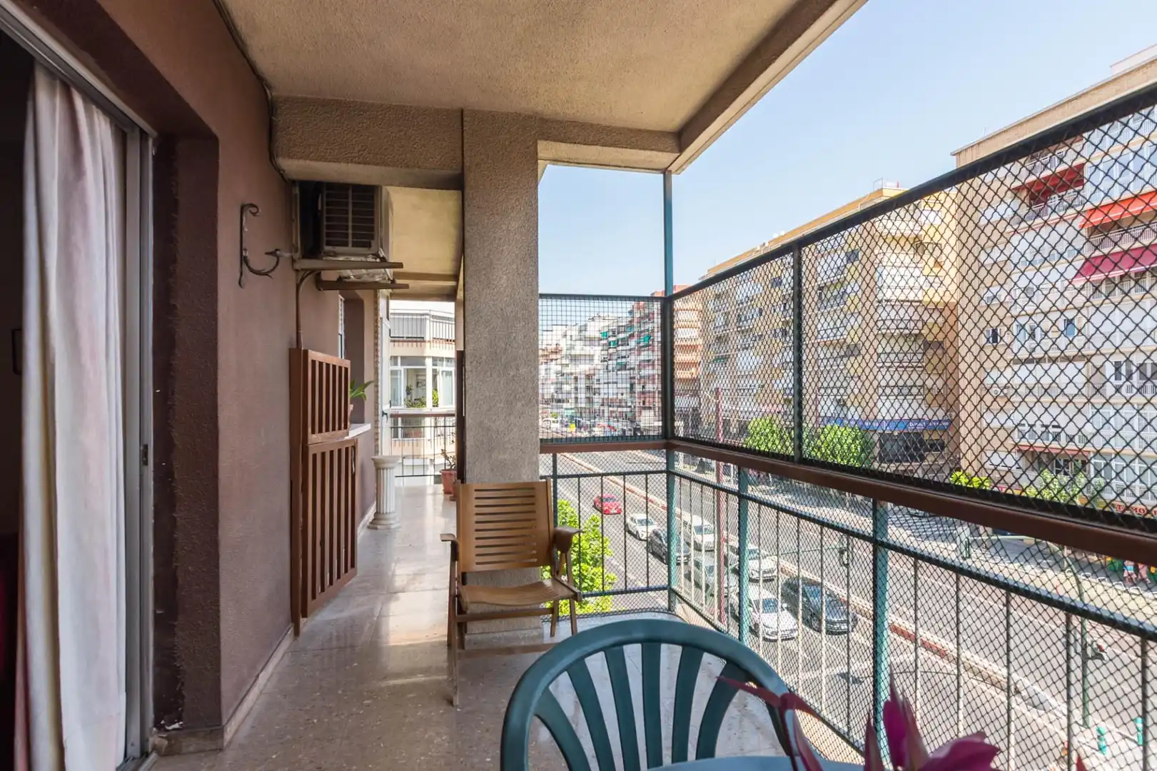 Terrasse von Wohnung zur Miete in Murcia mit Klimaanlage, Terrasse und Abstellraum