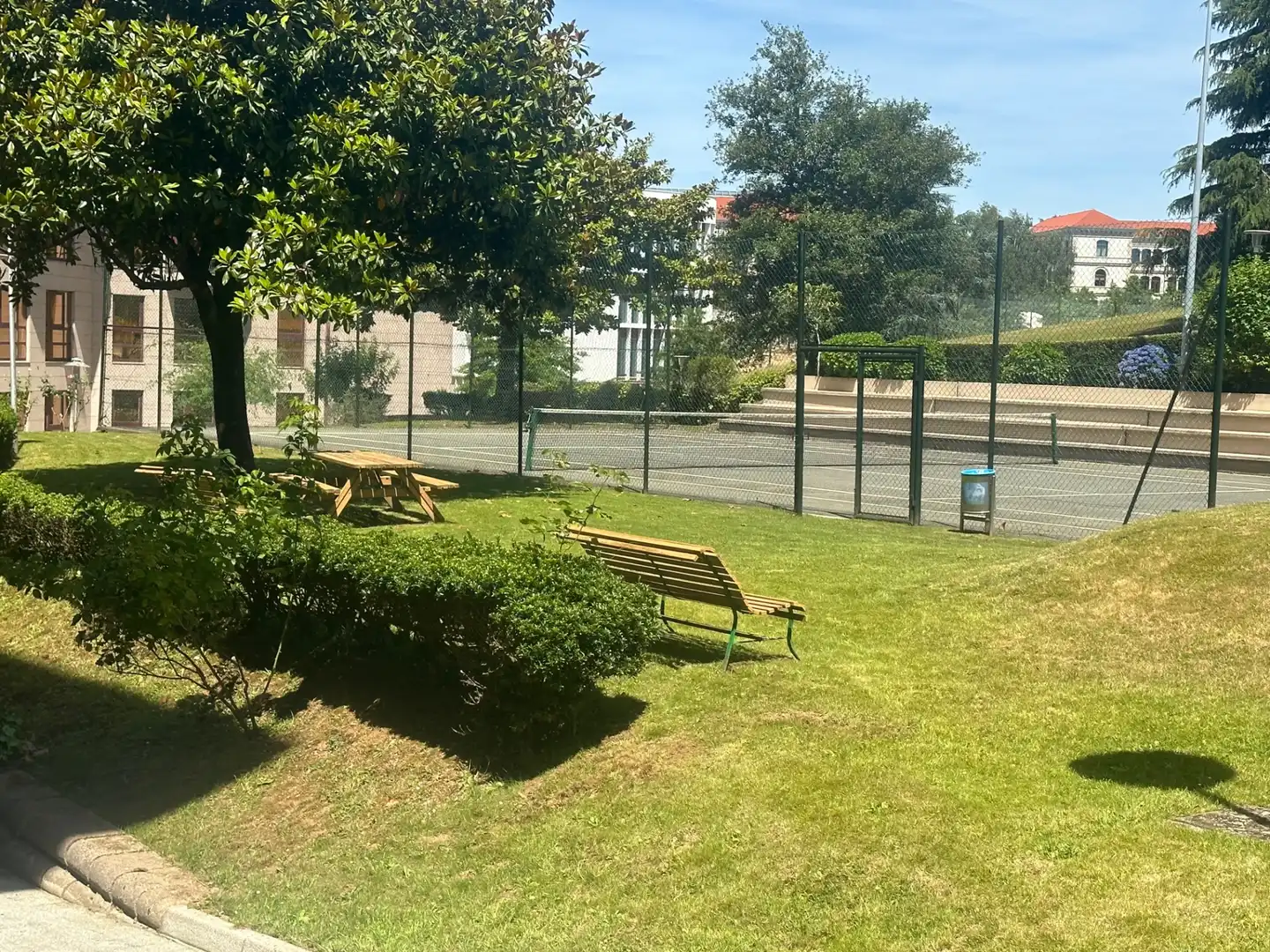 Parking of Flat for rent in Santiago de Compostela   with Heating, Parquet flooring and Furnished