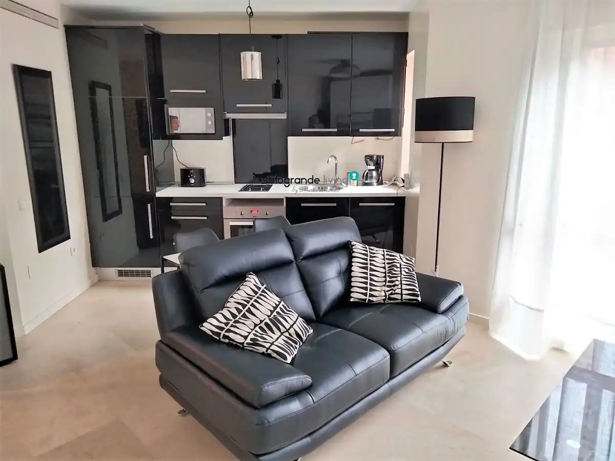 Living room of Apartments for sale in Sotogrande  with Air Conditioner, Heating and Furnished