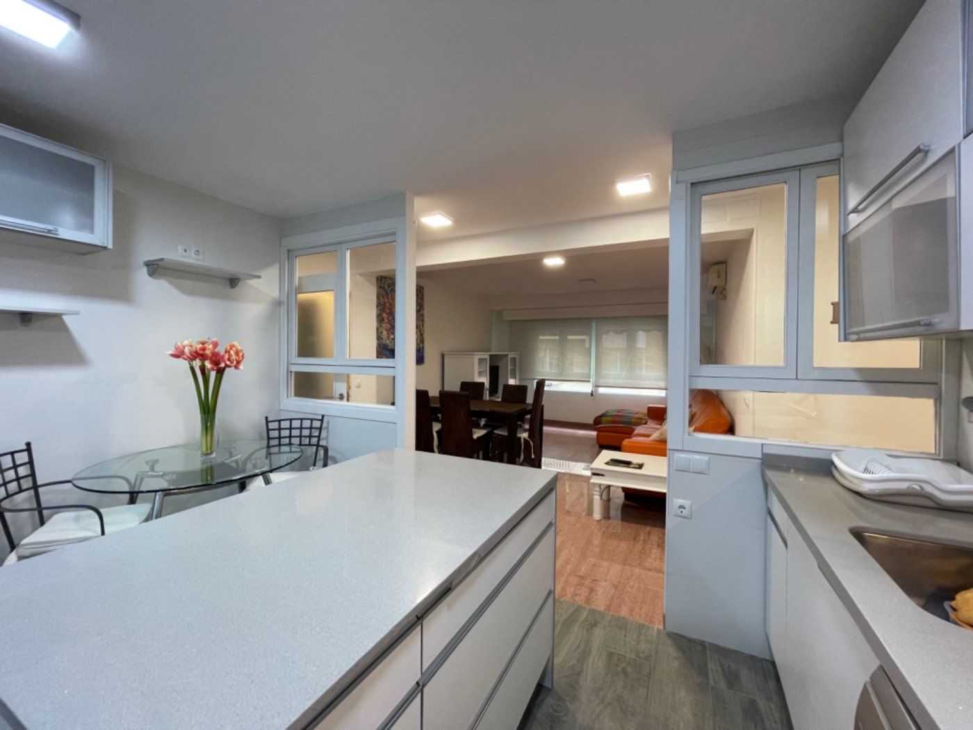 Kitchen of Flat to rent in Alicante / Alacant  with Parquet flooring