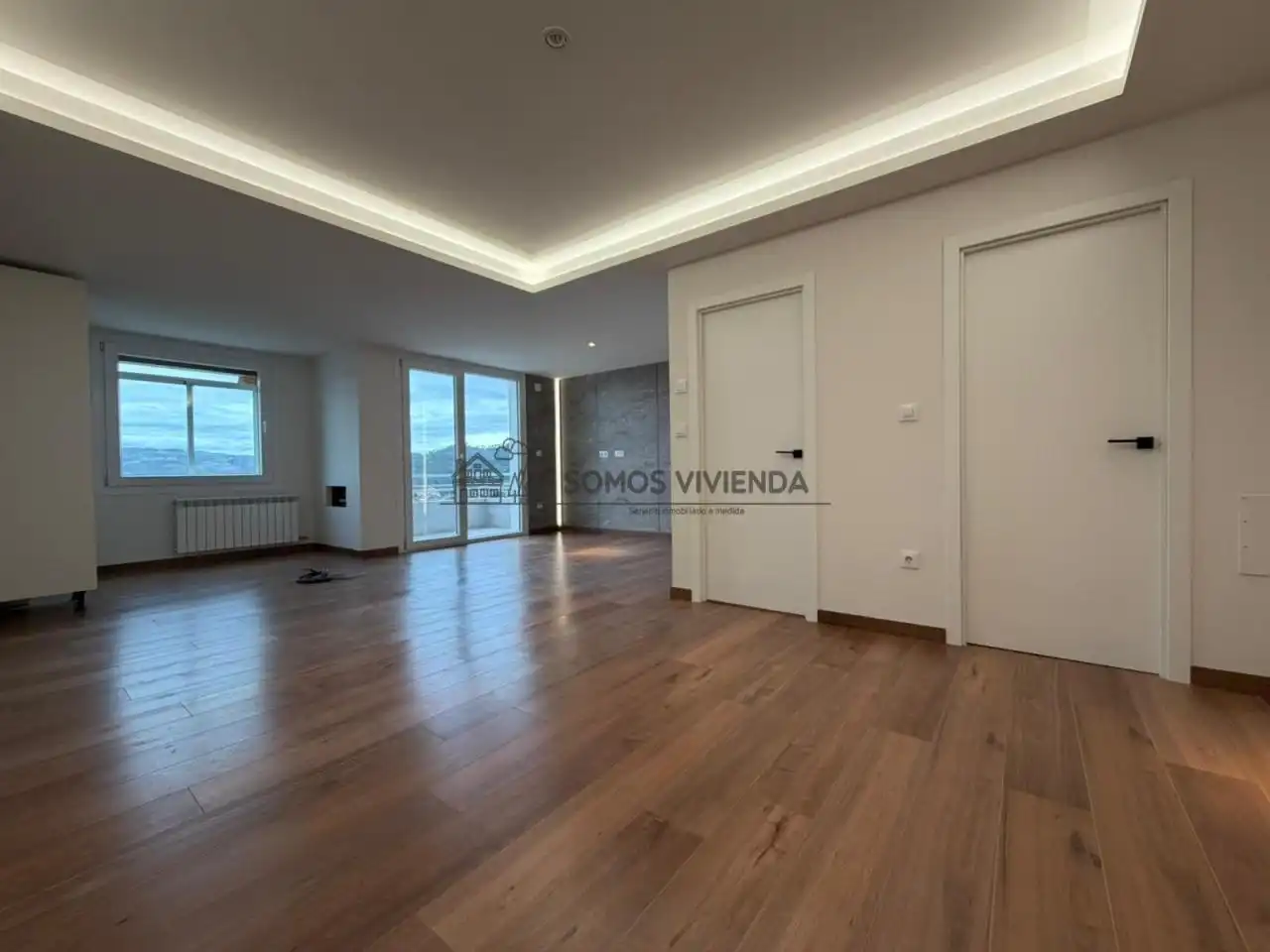 Living room of Flat for sale in Ourense Capital   with Heating, Storage room and Balcony