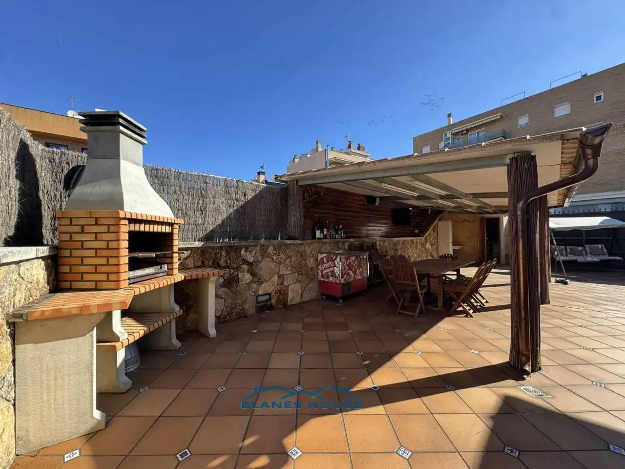 Terrassa de Casa o xalet en venda en Blanes amb Aire condicionat, Calefacció i Jardí privat