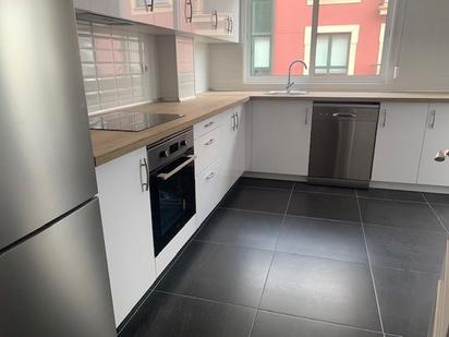 Kitchen of Flat for sale in Ferrol  with Parquet flooring, Terrace and Storage room