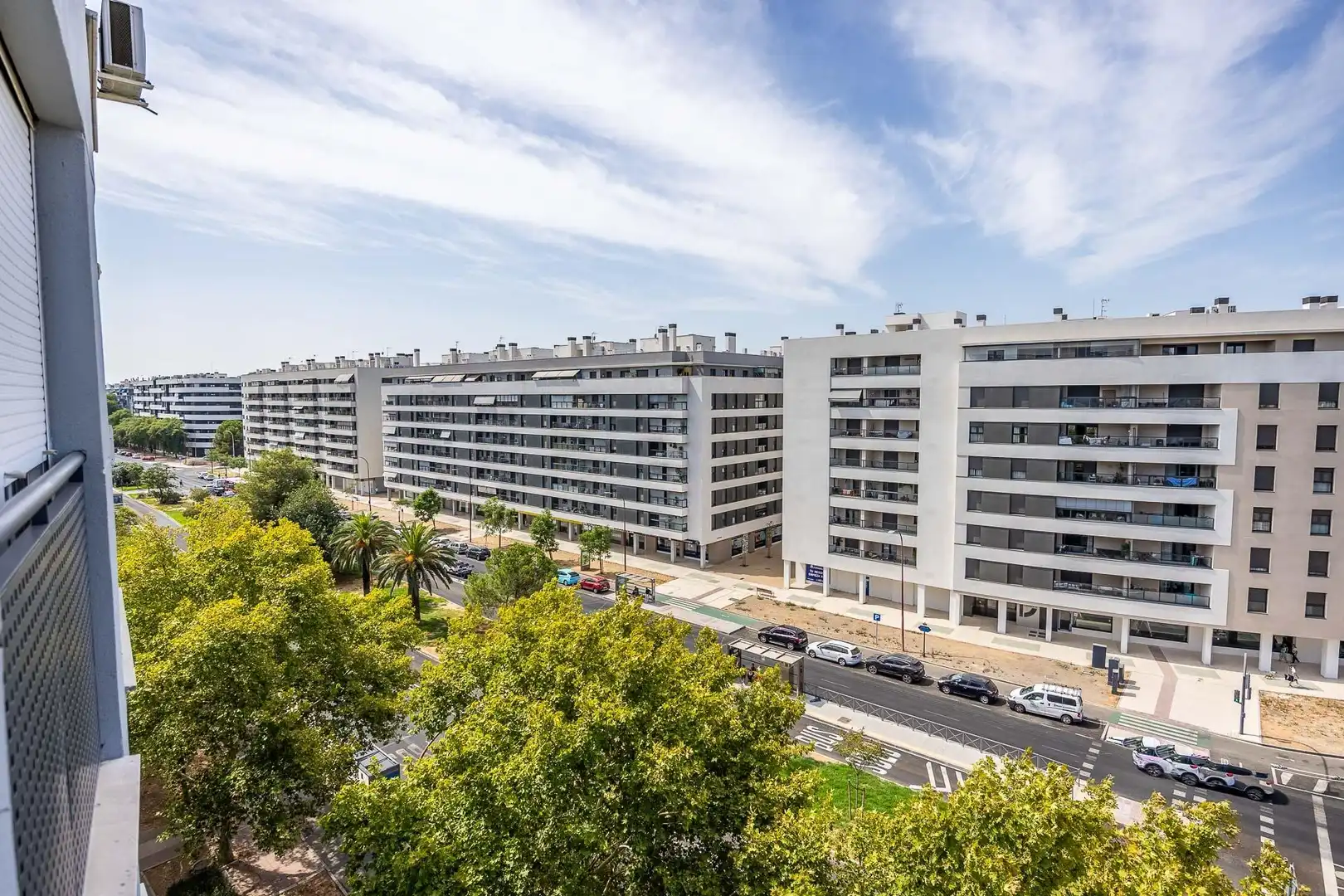 Vista exterior de Piso en venta en Sevilla con Aire acondicionado, Amueblado y Balcón