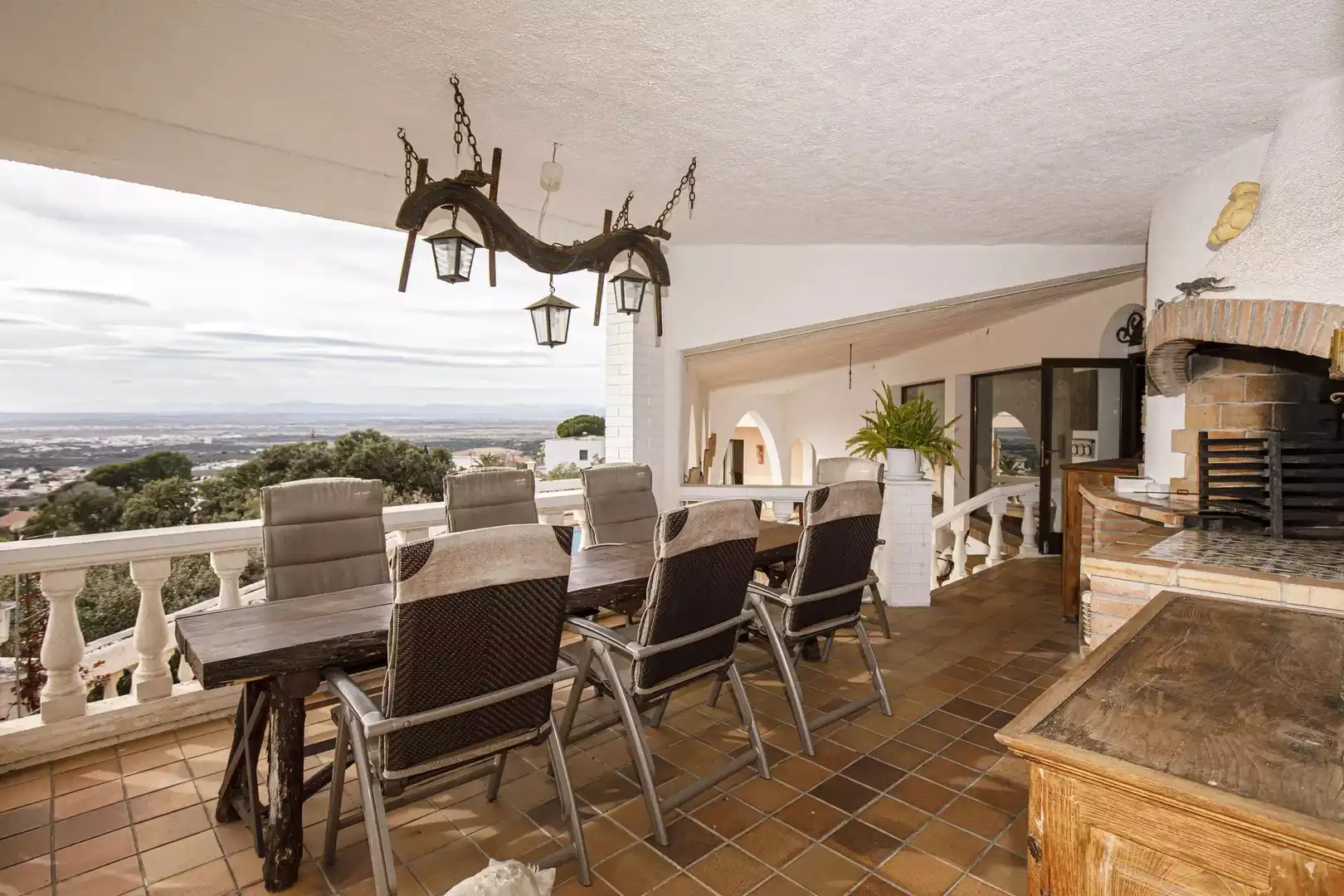 Terrassa de Casa o xalet en venda en Roses amb Aire condicionat, Calefacció i Jardí privat