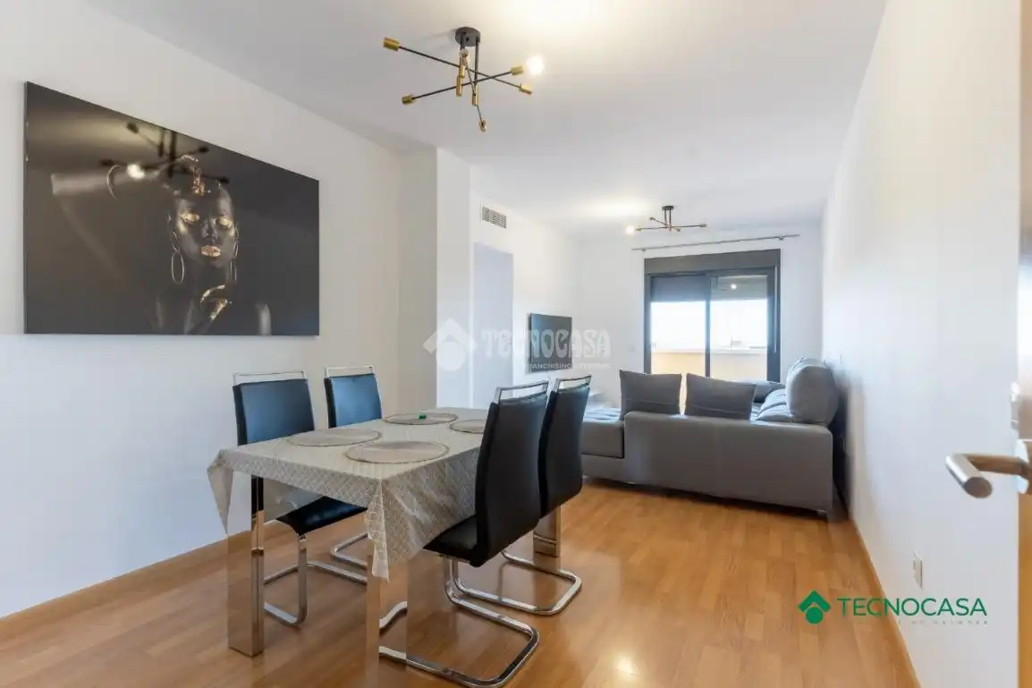Wohnzimmer von Wohnung zum Verkauf in Vícar mit Klimaanlage, Parkett und Terrasse