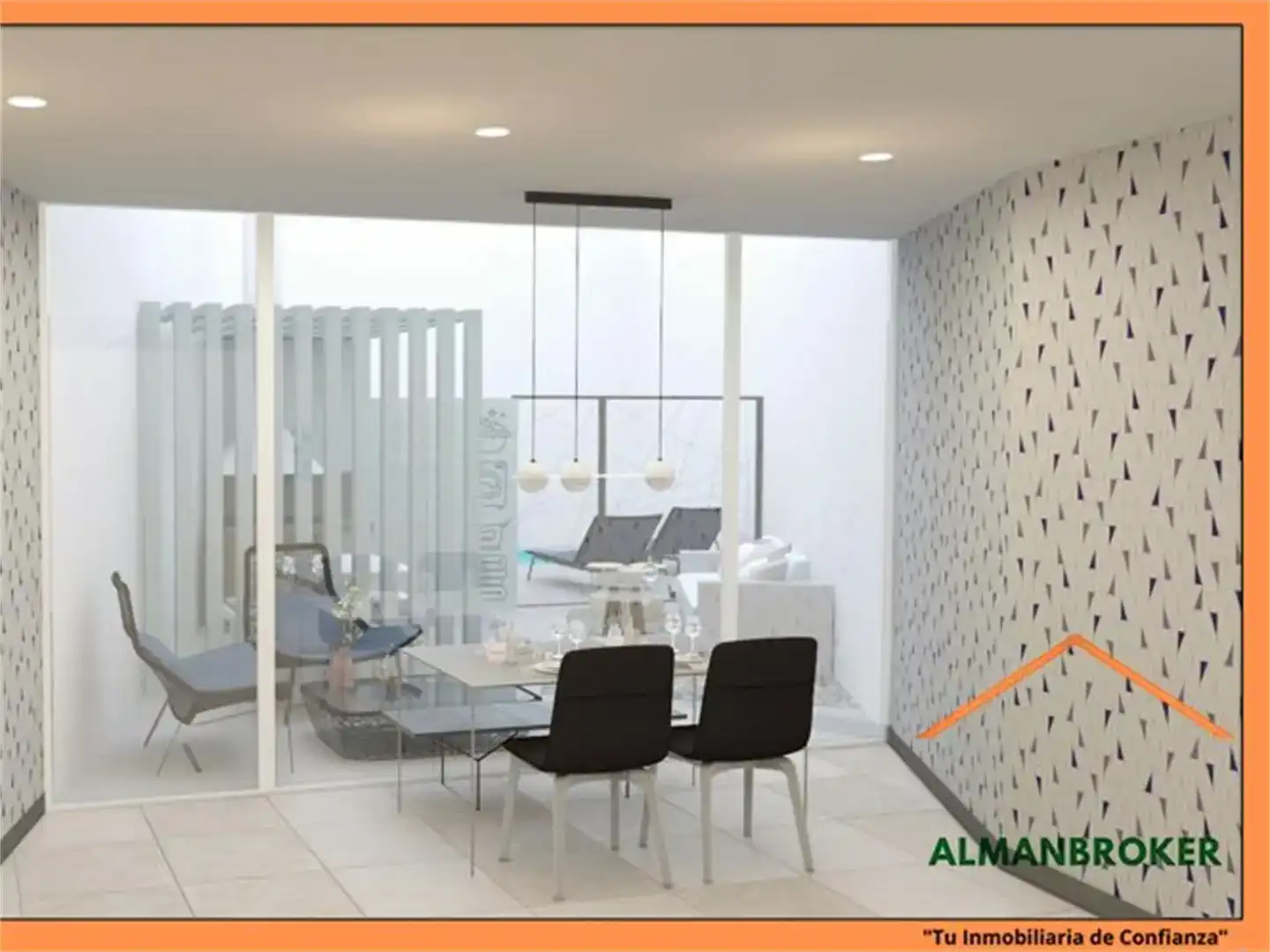 Terraza de Casa adosada en venta en Almansa, Albacete