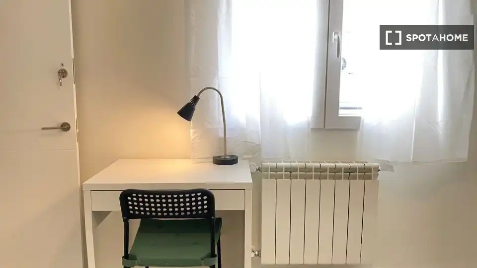 Habitación de Piso de alquiler en Madrid con Aire acondicionado, Calefacción y Amueblado