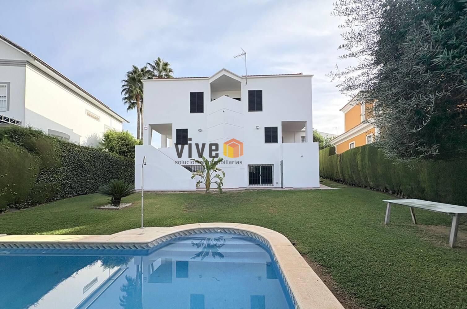 Exterior view of House or chalet to rent in Bormujos  with Air Conditioner, Heating and Terrace