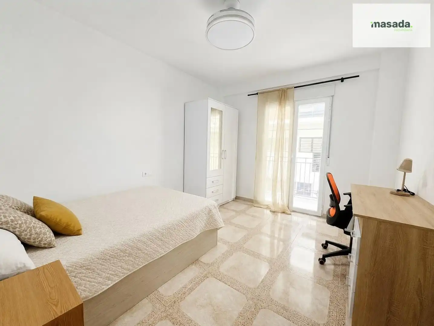 Bedroom of Flat for rent in Granada  with Furnished and Balcony