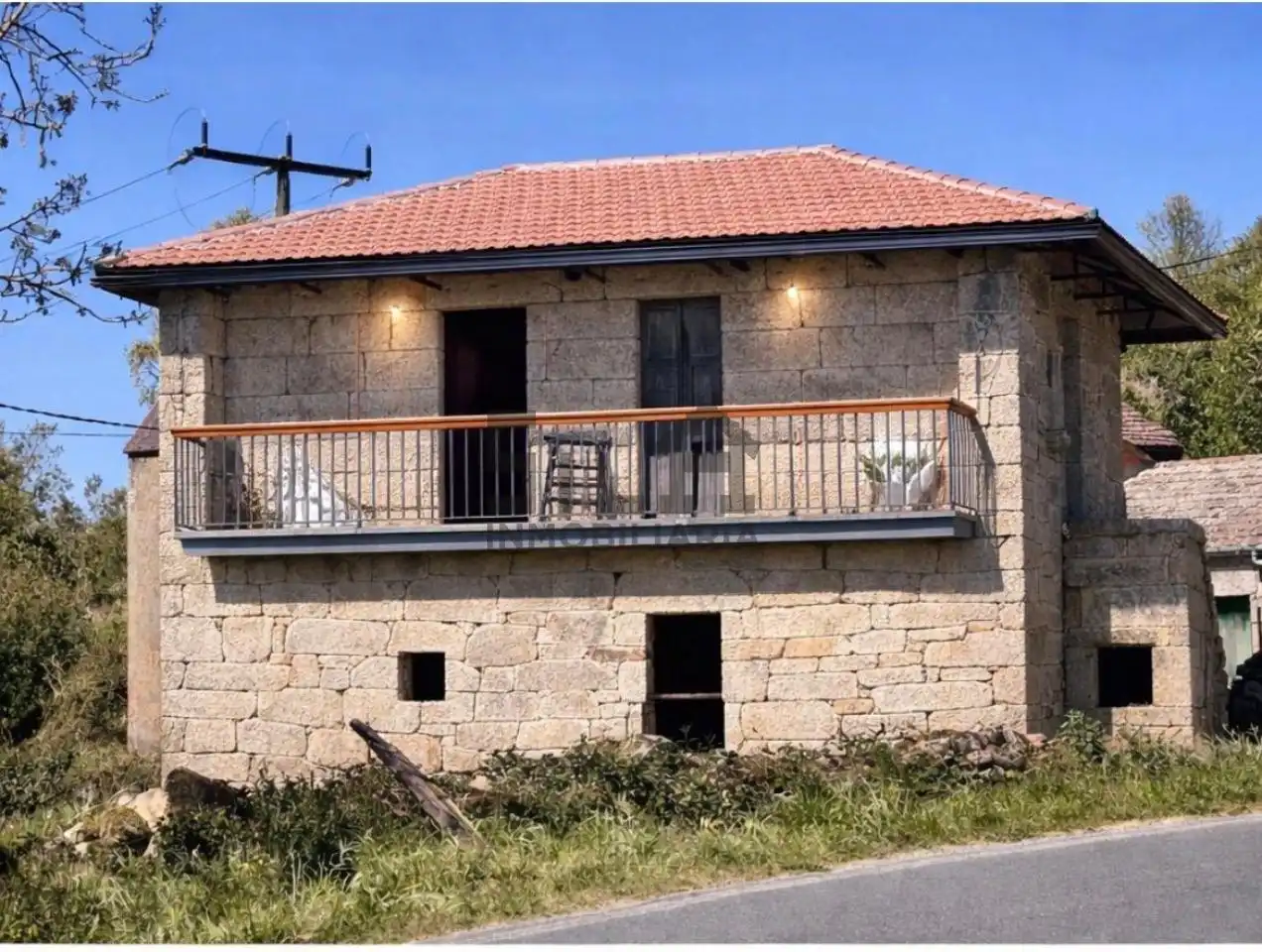 Vista exterior de Casa o chalet en venta en San Amaro con Calefacción, Jardín privado y Trastero