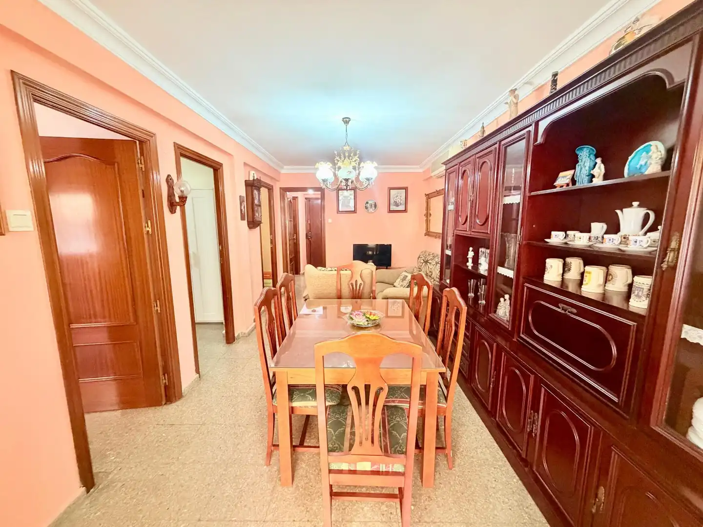 Esszimmer von Wohnung zur Miete in Málaga mit Klimaanlage, Heizung und Terrasse