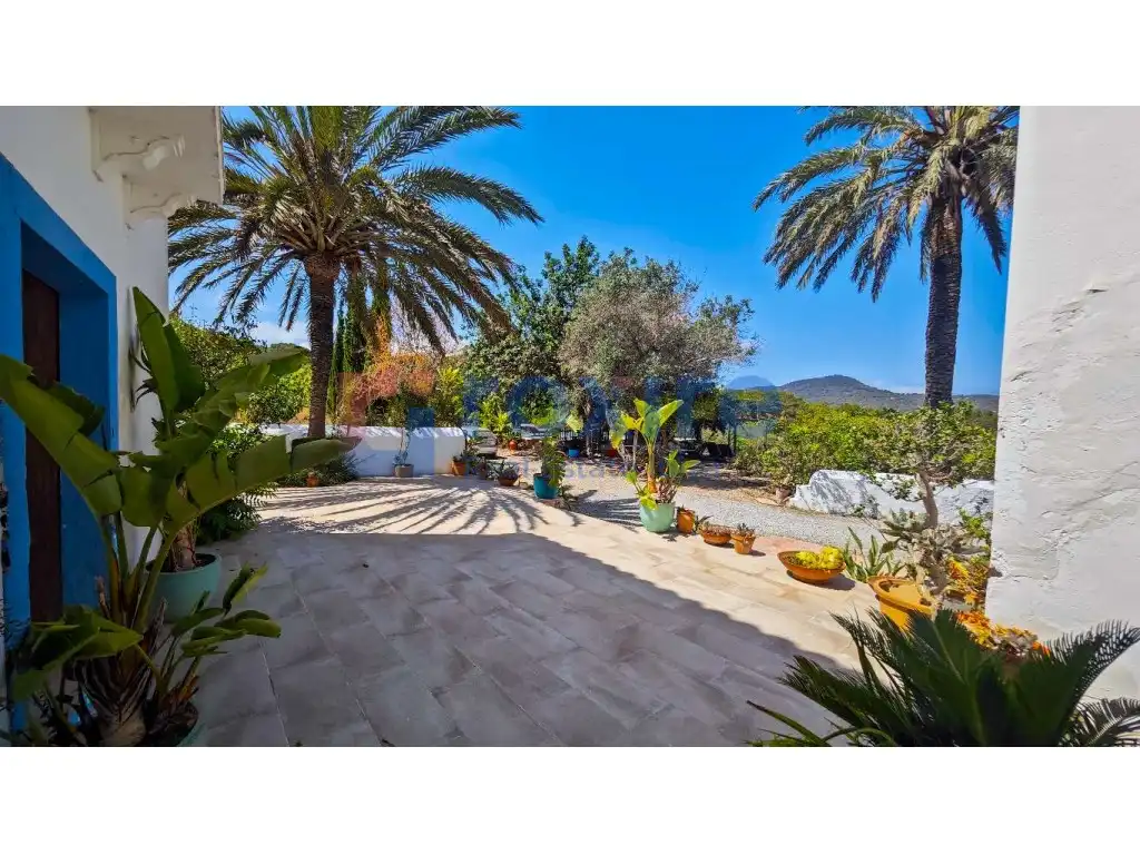 Garden of Country homes for rent in Sant Josep de sa Talaia  with Air Conditioner, Private garden and Terrace