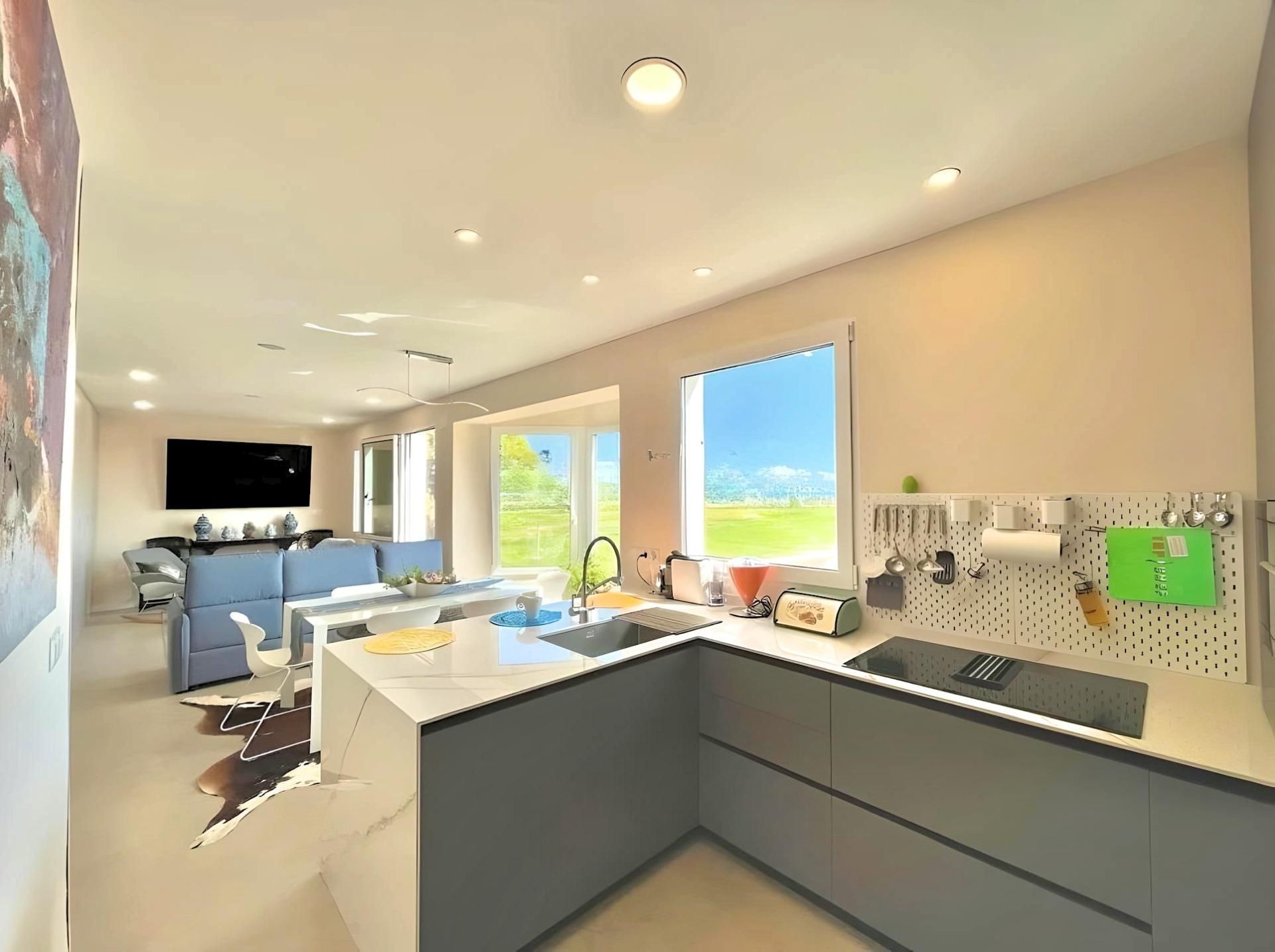 Kitchen of Apartment for sale in Burriana / Borriana  with Heating and Terrace