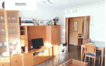 Living room of Flat for sale in  Albacete Capital  with Terrace and Balcony