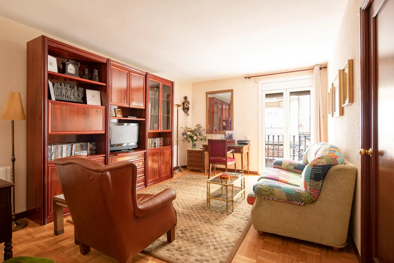 Sala d'estar de Apartament en venda en Barcelona amb Aire condicionat, Moblat i Forn