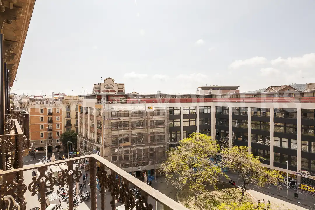 Vista exterior de Pis de lloguer en Barcelona amb Aire condicionat, Calefacció i Parquet