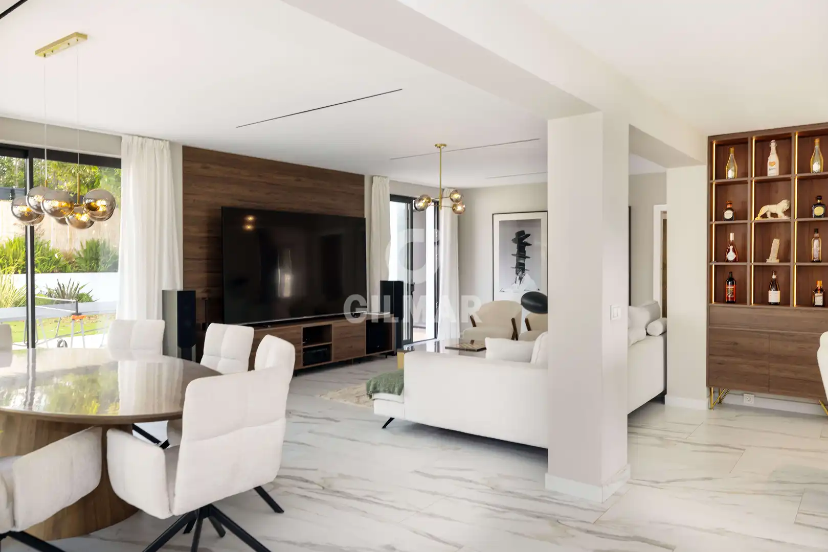 Living room of Houses for sale in Benalmádena  with Heating, Private garden and Swimming Pool