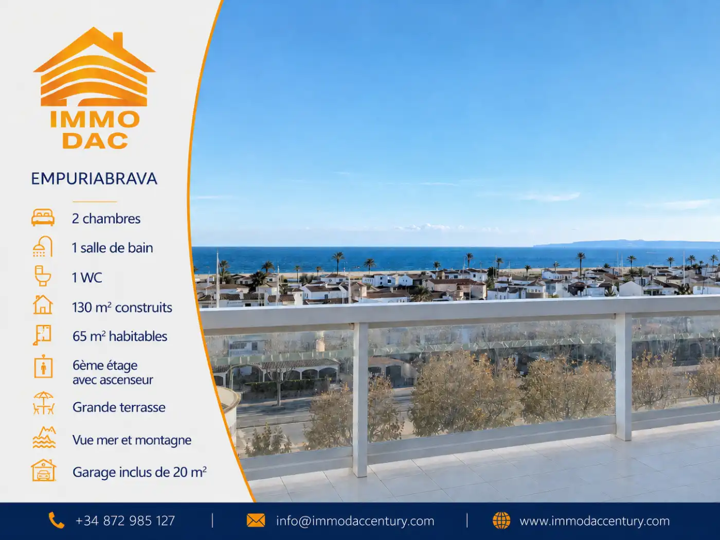 Exterior view of Attic for sale in Empuriabrava  with Air Conditioner, Heating and Terrace