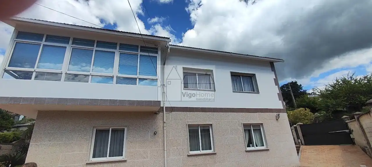 Vista exterior de Casa o chalet en venta en Moaña con Calefacción, Jardín privado y Trastero