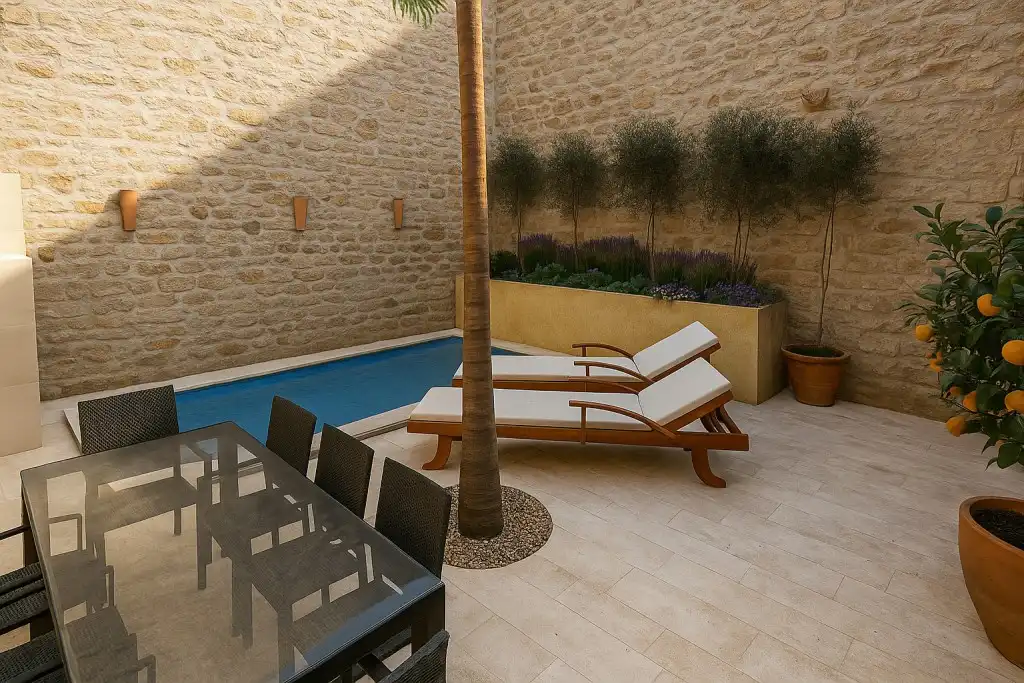 Casa rústica amb jardí en venda a Pollença Poble