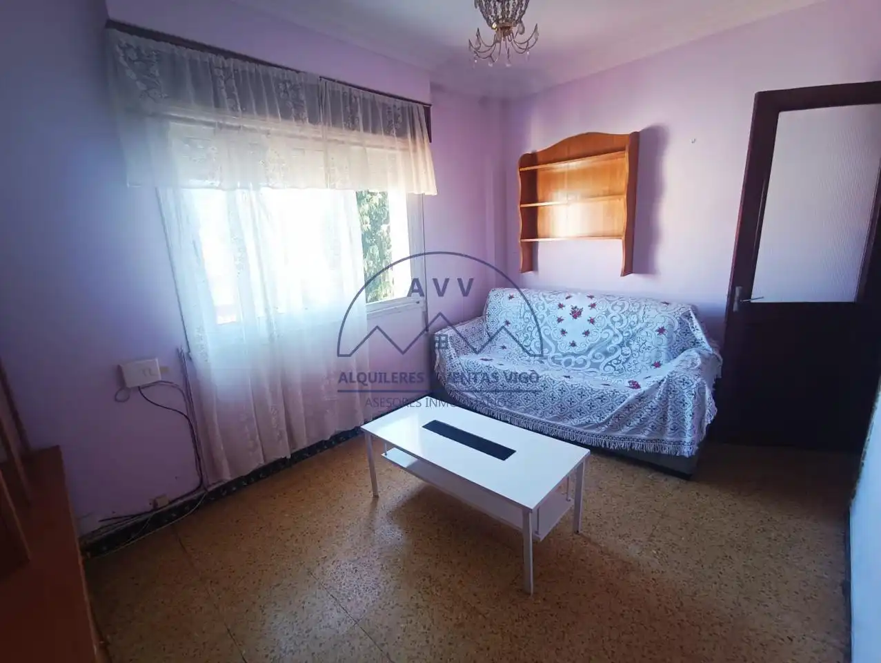 Bedroom of Flat for sale in Vigo   with Parquet flooring and Furnished