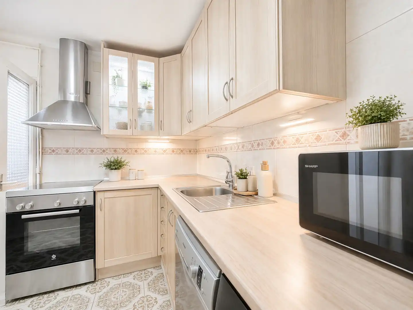 Kitchen of Flat for sale in Mollet del Vallès  with Heating, Furnished and Oven