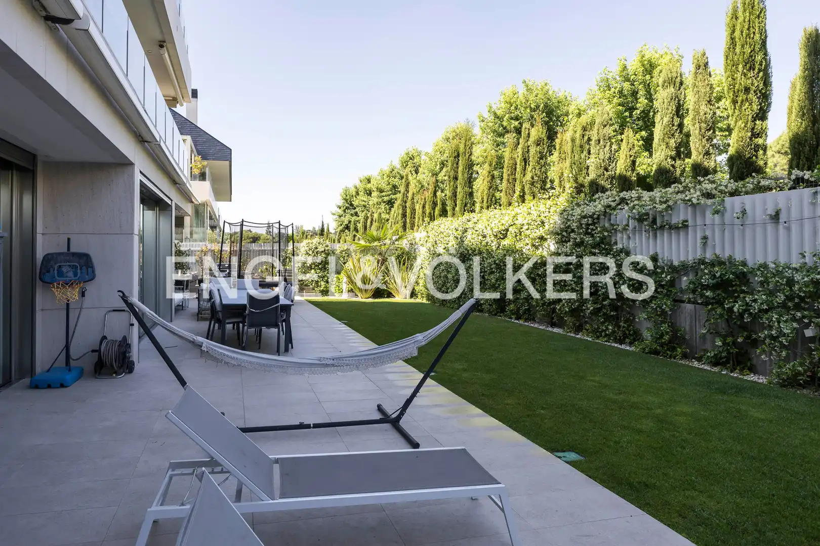 Terraza de Apartamento en venta en Pozuelo de Alarcón con Aire acondicionado, Calefacción y Jardín privado