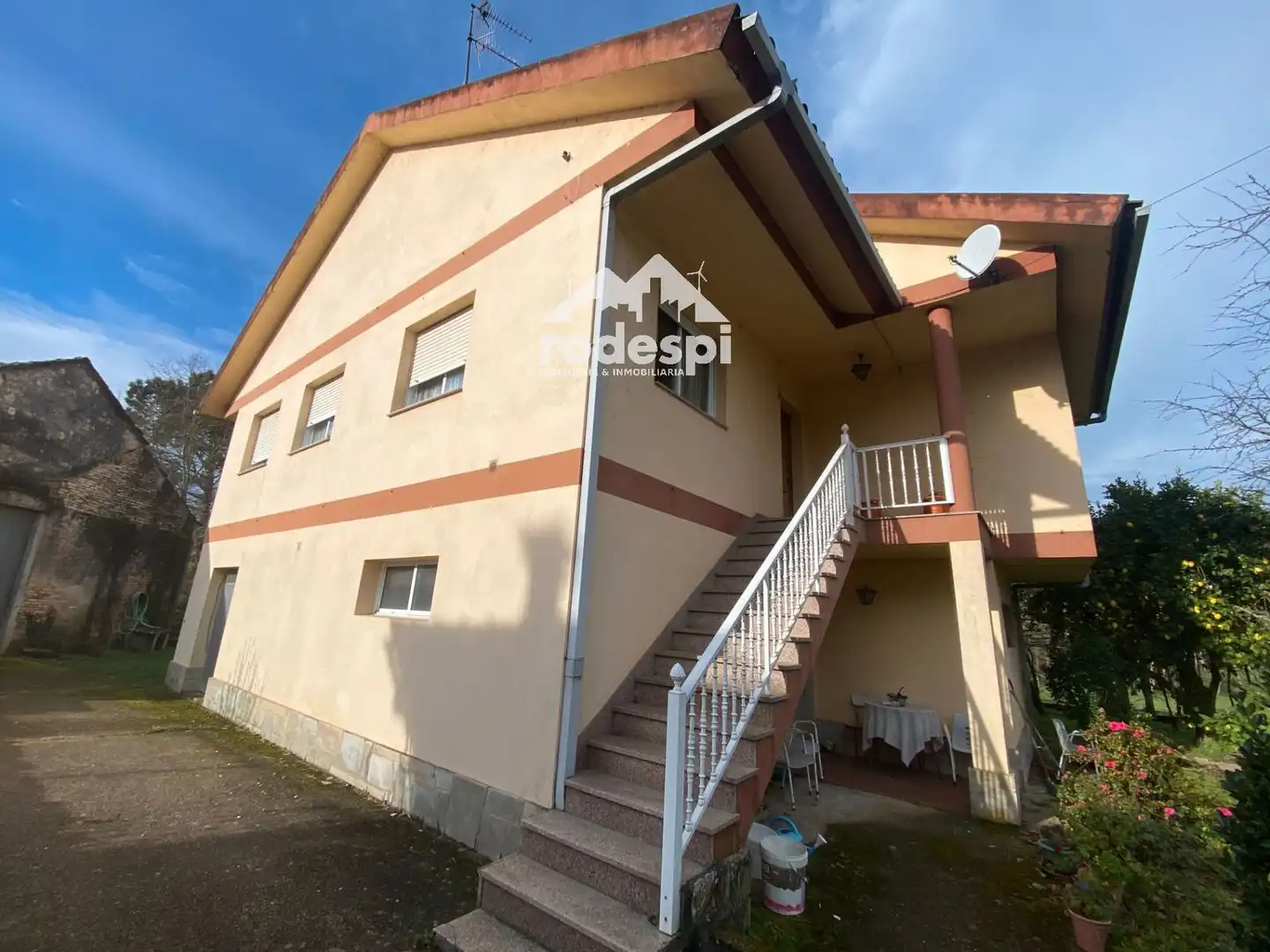 Exterior view of Houses for sale in Crecente  with Heating, Storage room and Swimming Pool