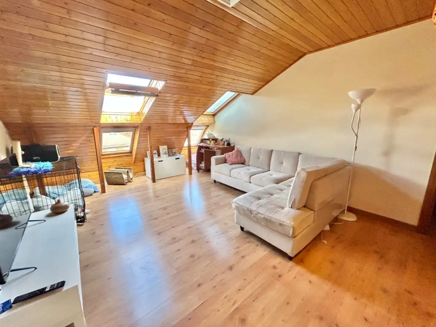 Living room of Flat for sale in Galapagar  with Air Conditioner, Heating and Parquet flooring
