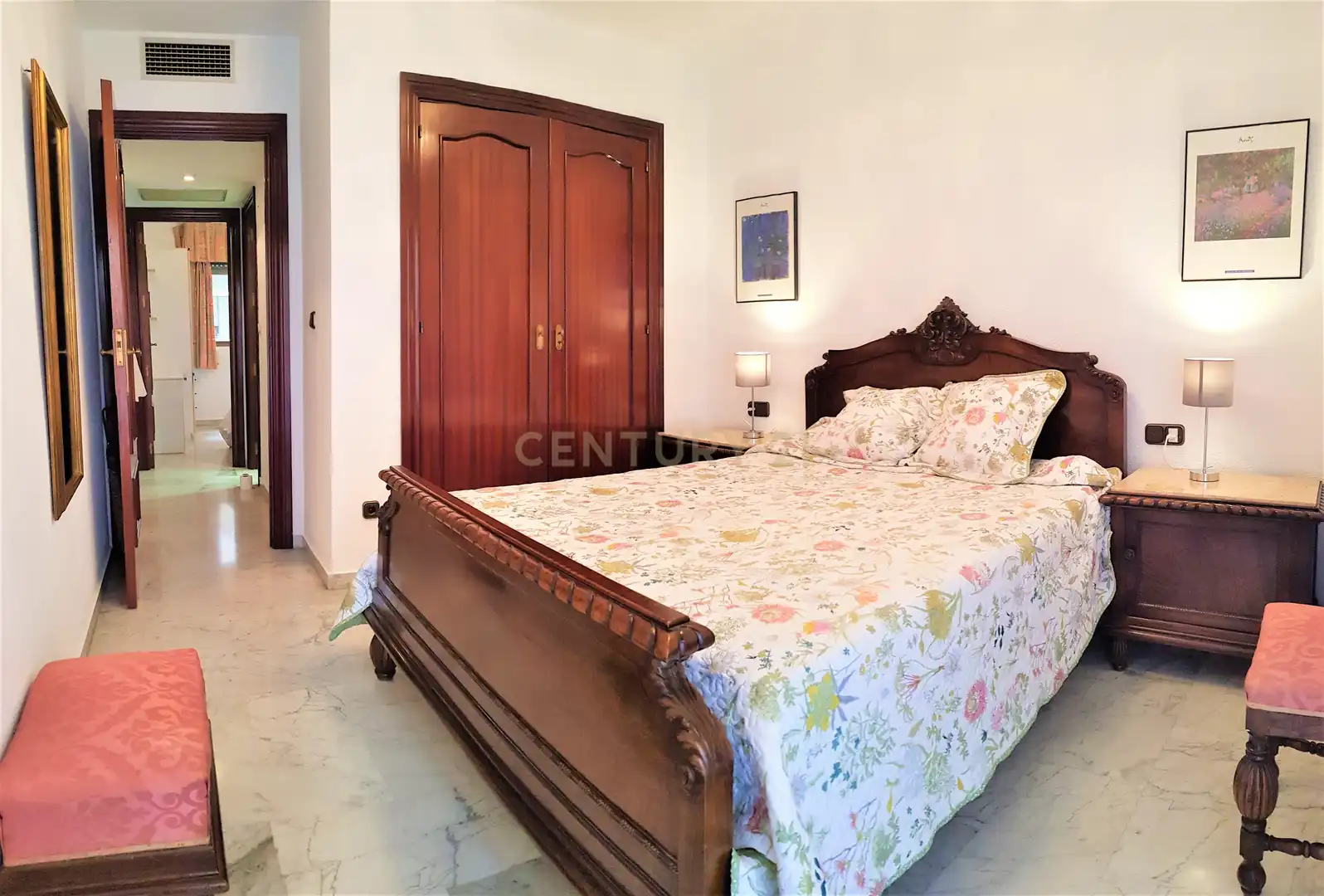 Dormitori de Apartament de lloguer en Málaga amb Aire condicionat