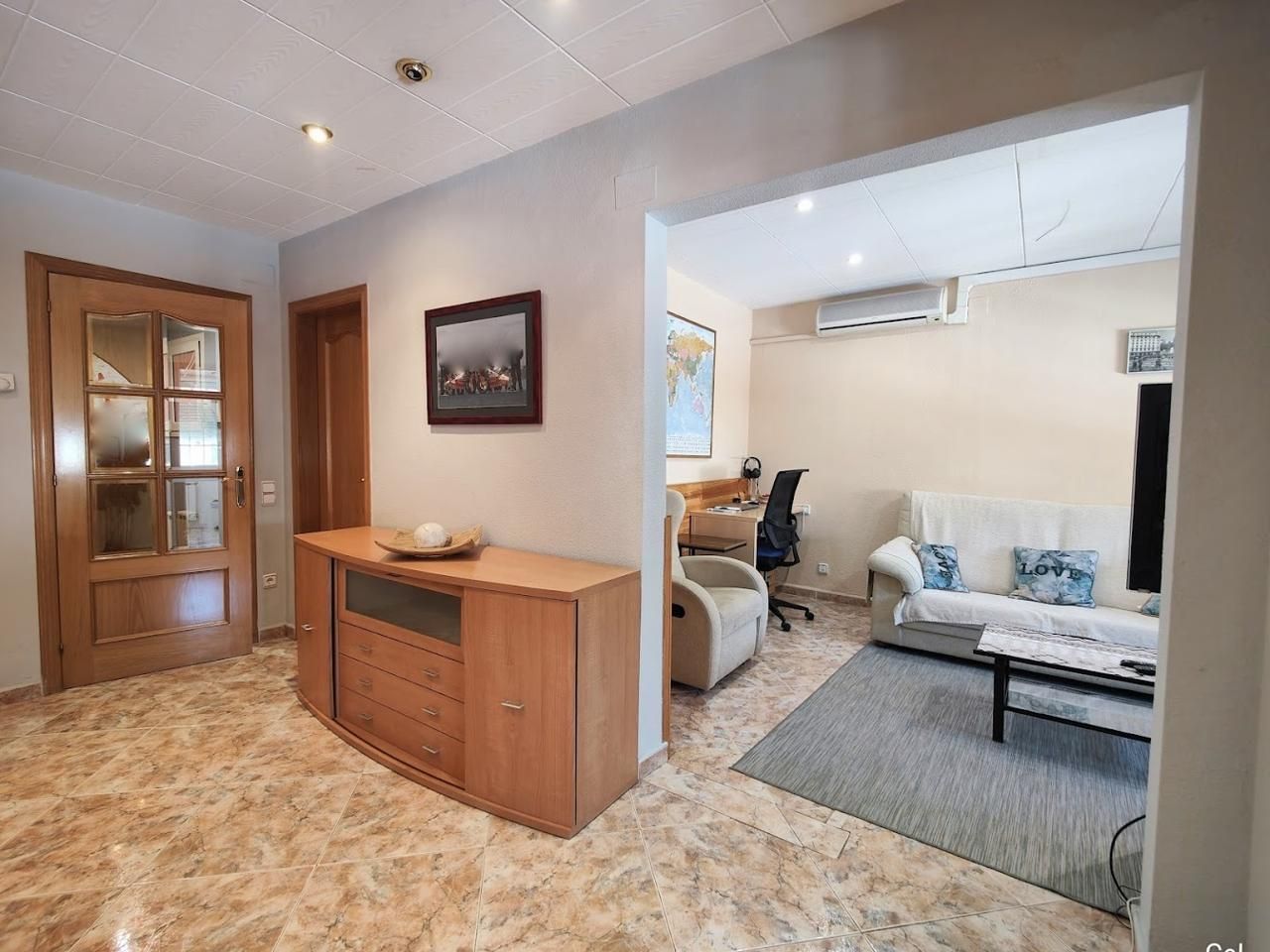 Living room of House or chalet for sale in Sabadell  with Air Conditioner, Heating and Terrace