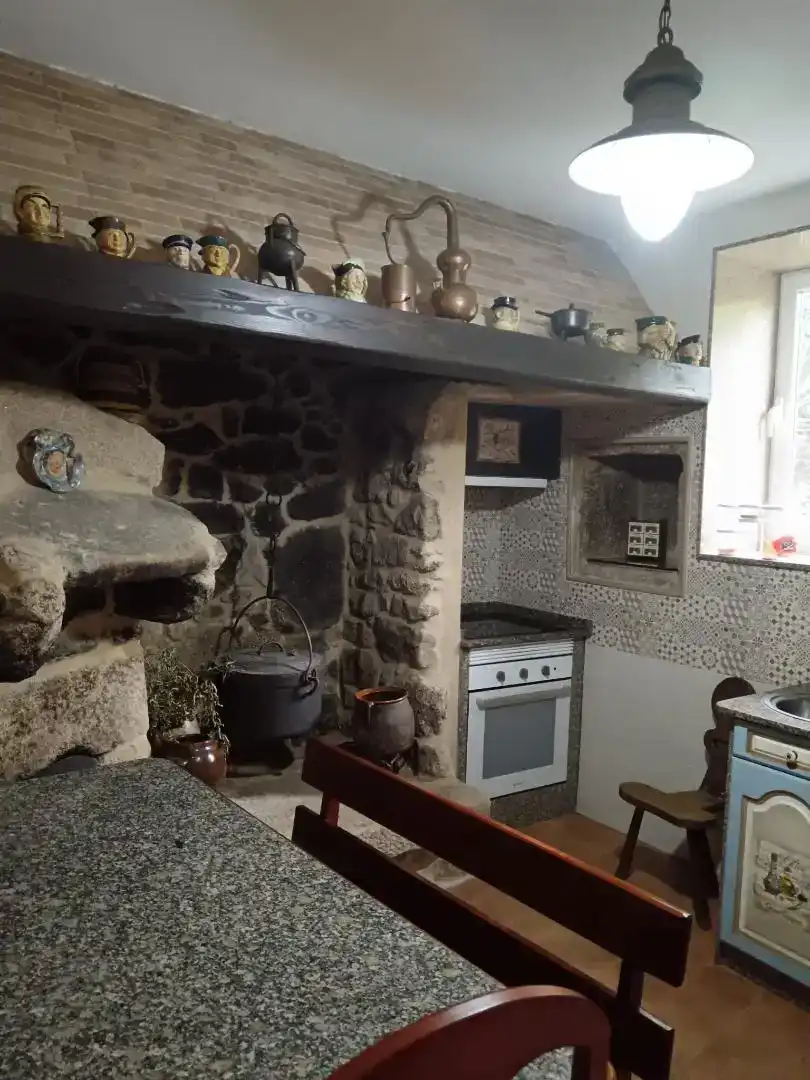 Küche von Wohnung zur Miete in Catoira mit Privatgarten, Parkett und Möbliert