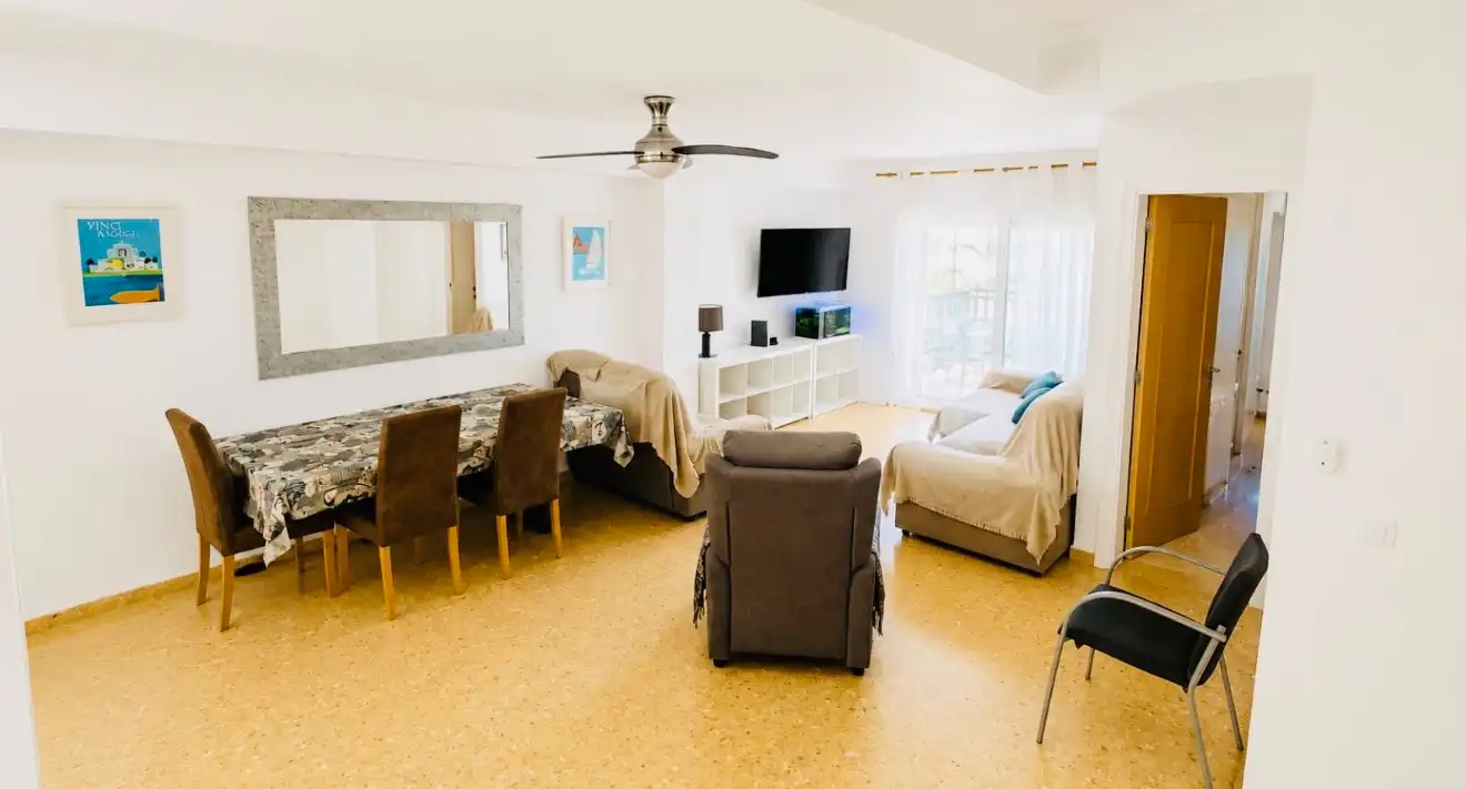 Living room of Flat for sale in Jávea / Xàbia  with Air Conditioner, Heating and Terrace
