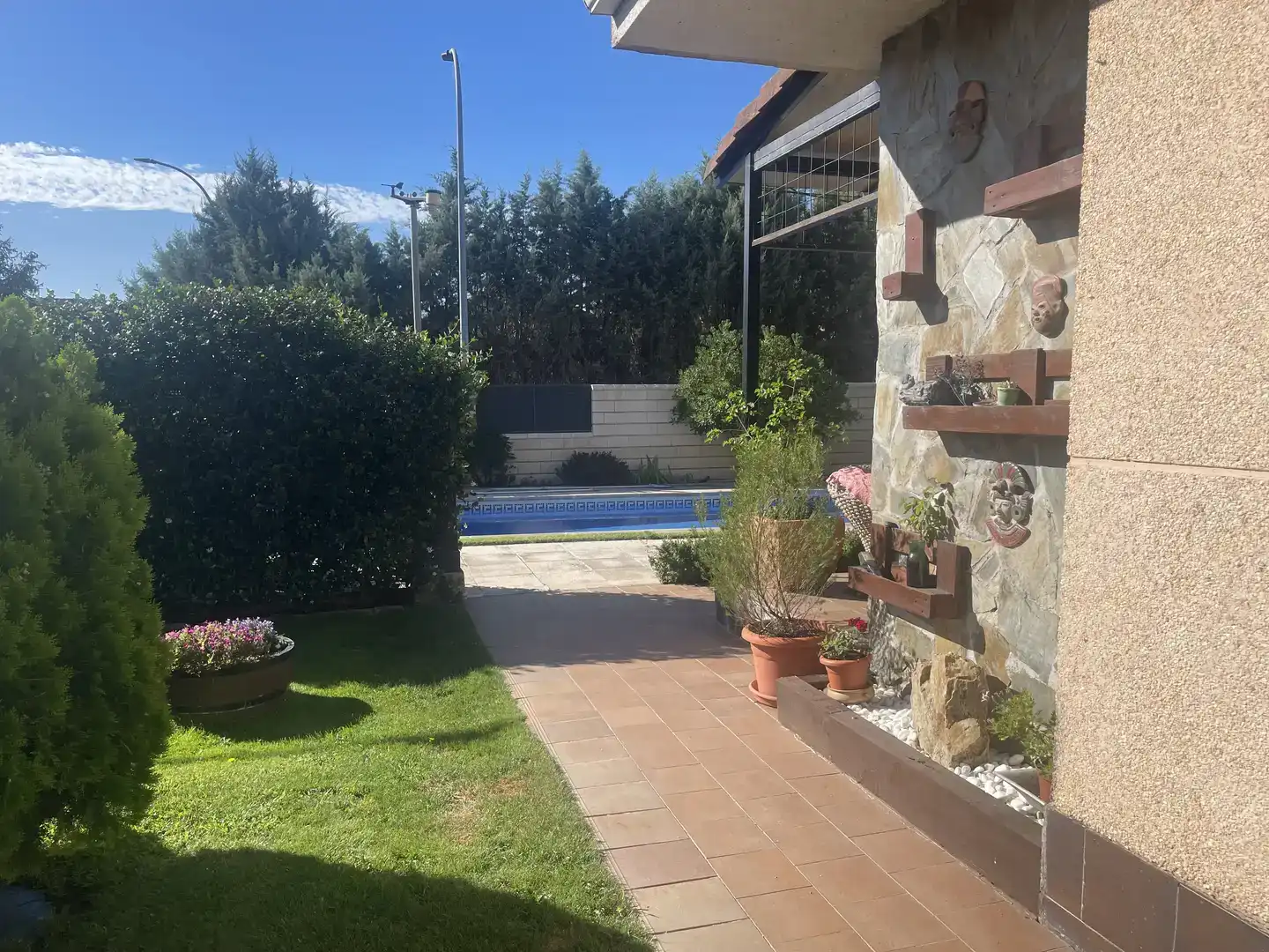 Piscina de Casa adosada en venda en Guadarrama amb Piscina