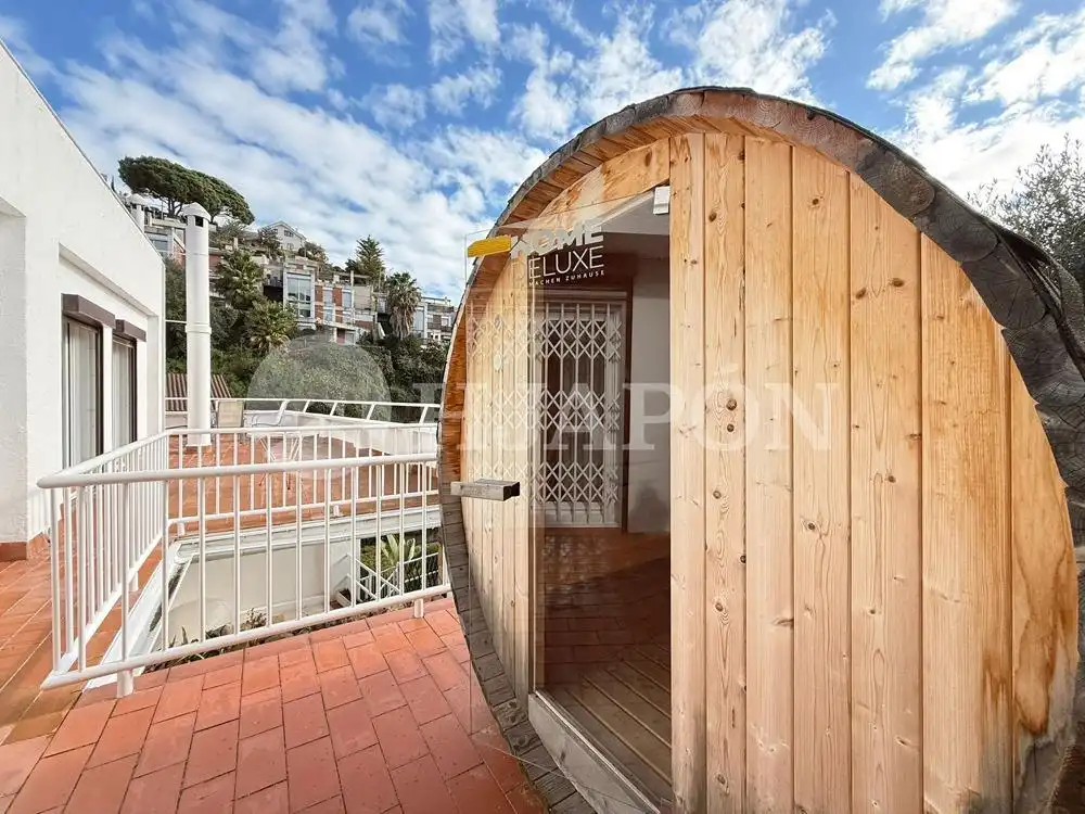 Terraza de Casa o chalet en venta en Alella con Aire acondicionado, Calefacción y Jardín privado