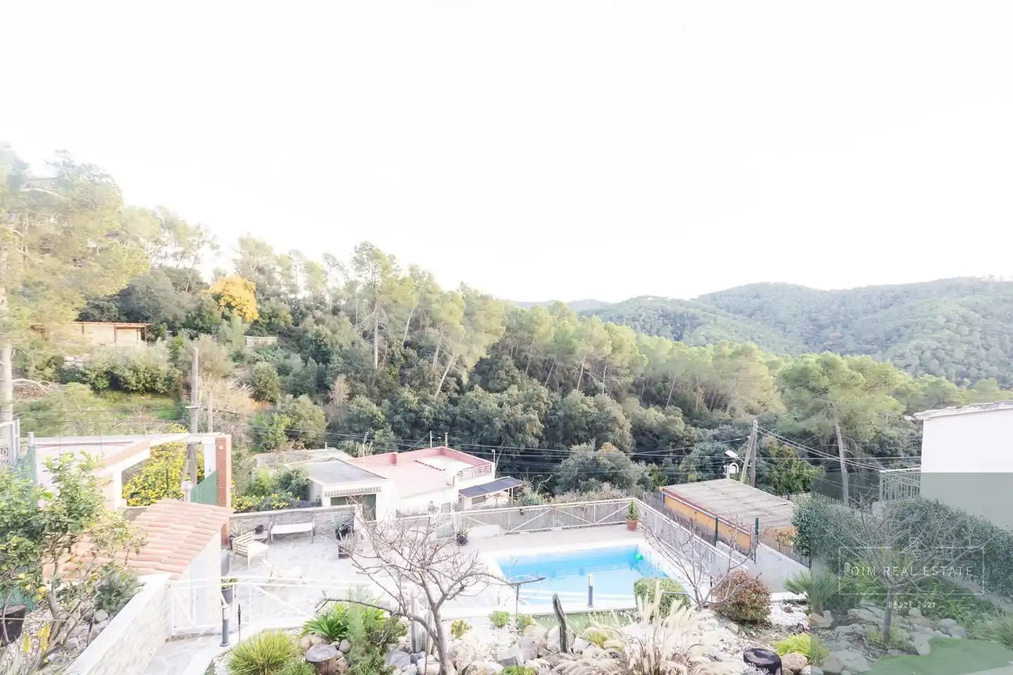 Vista exterior de Casa o chalet en venta en Molins de Rei con Jardín privado, Terraza y Piscina