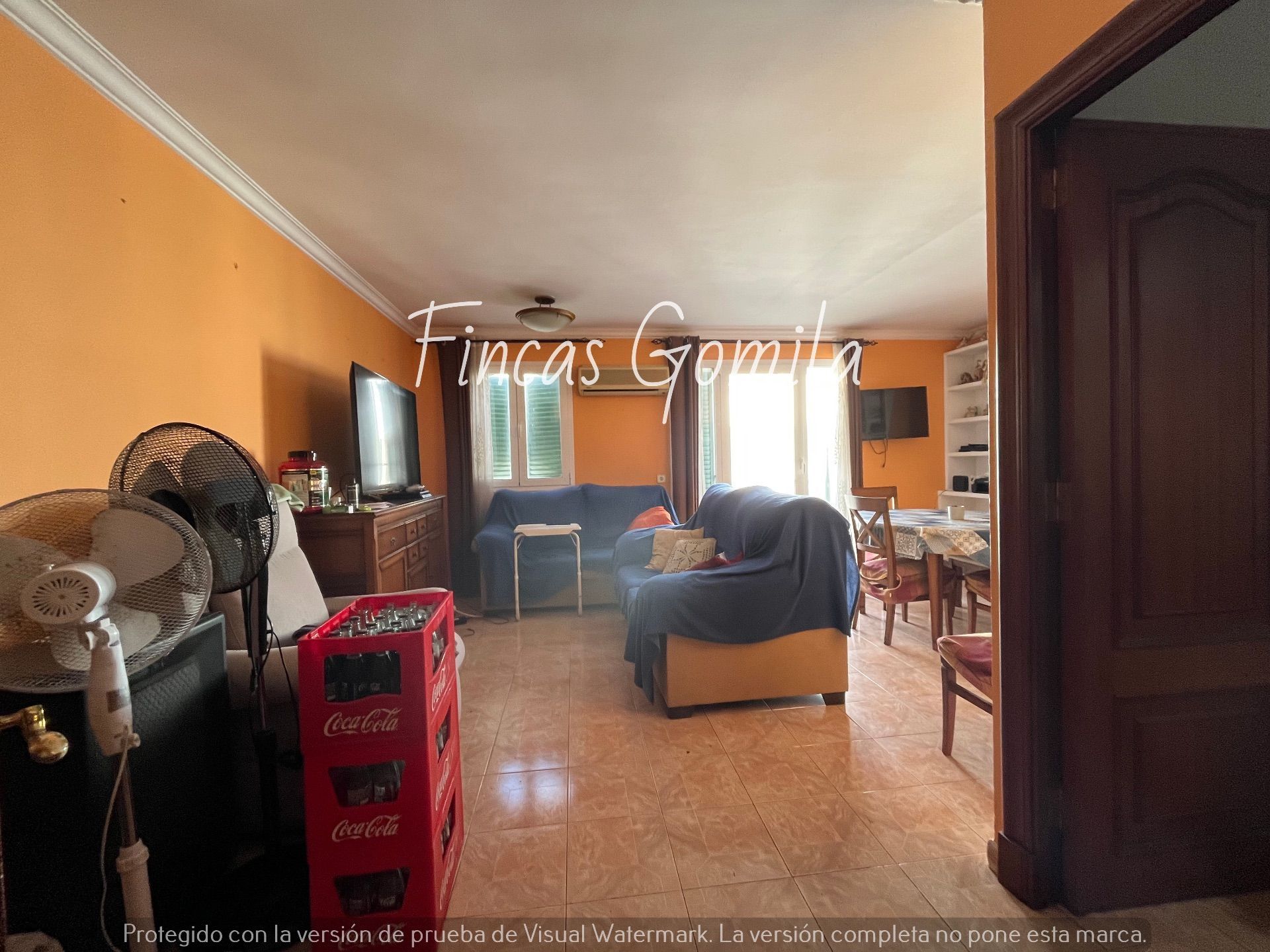 Sala de estar de Piso en venta en Es Castell con Aire acondicionado y Trastero