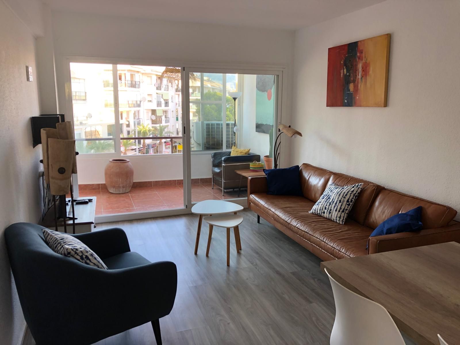 Living room of Apartment for sale in L'Alfàs del Pi  with Air Conditioner, Heating and Furnished