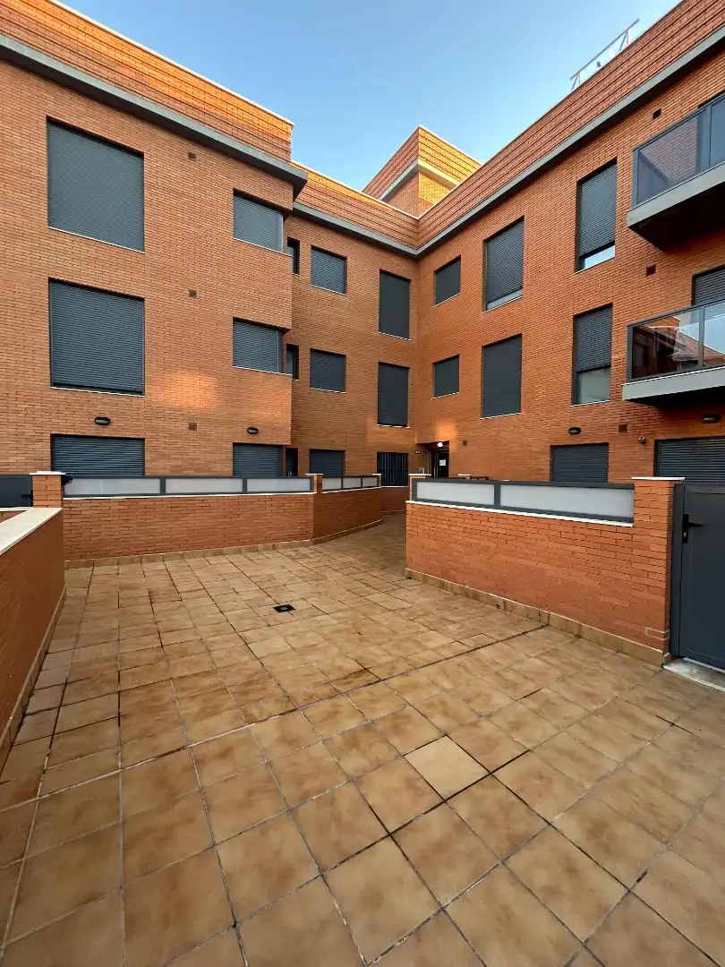 Terraza de Piso de alquiler en Vícar con Amueblado y Piscina comunitaria