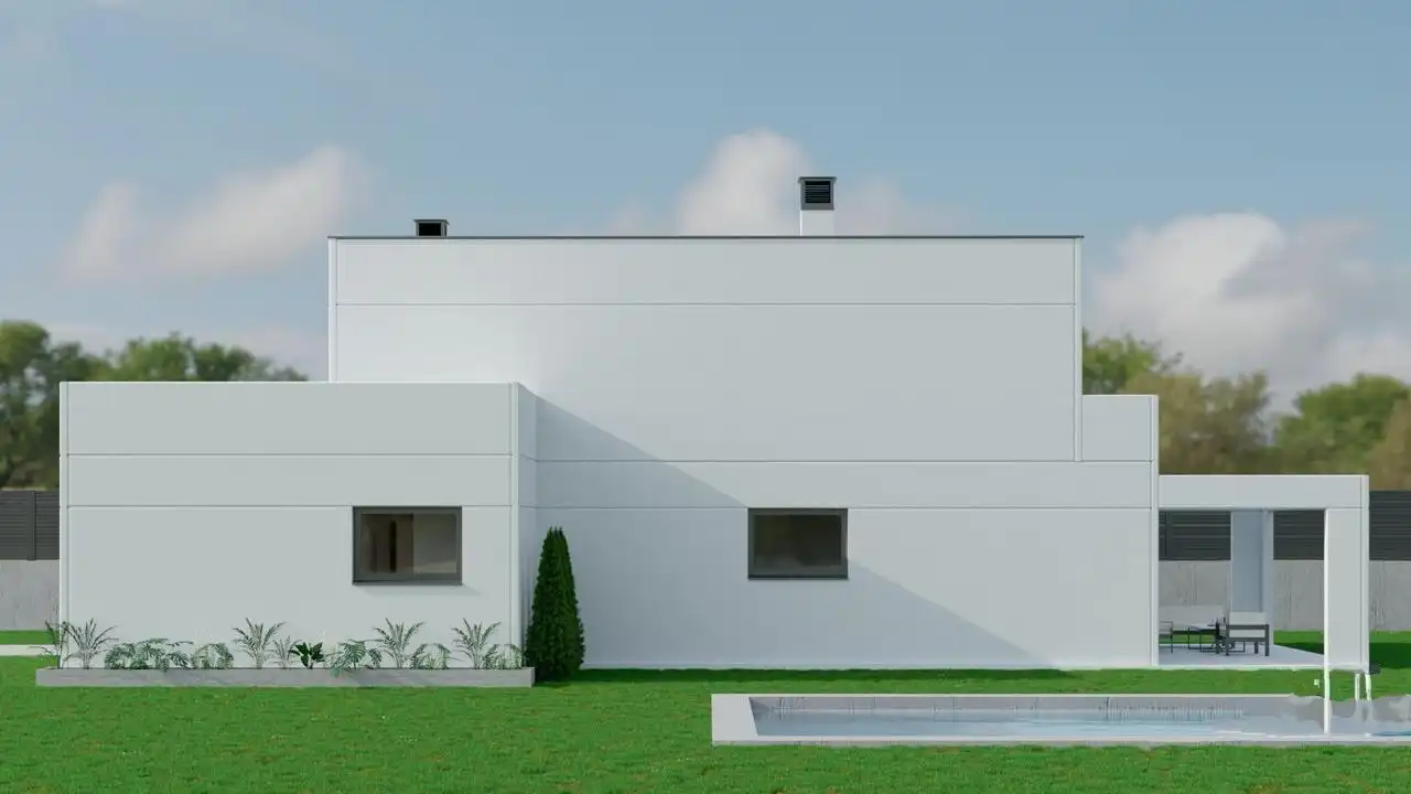 Vista exterior de Casa o xalet en venda en Bescanó
