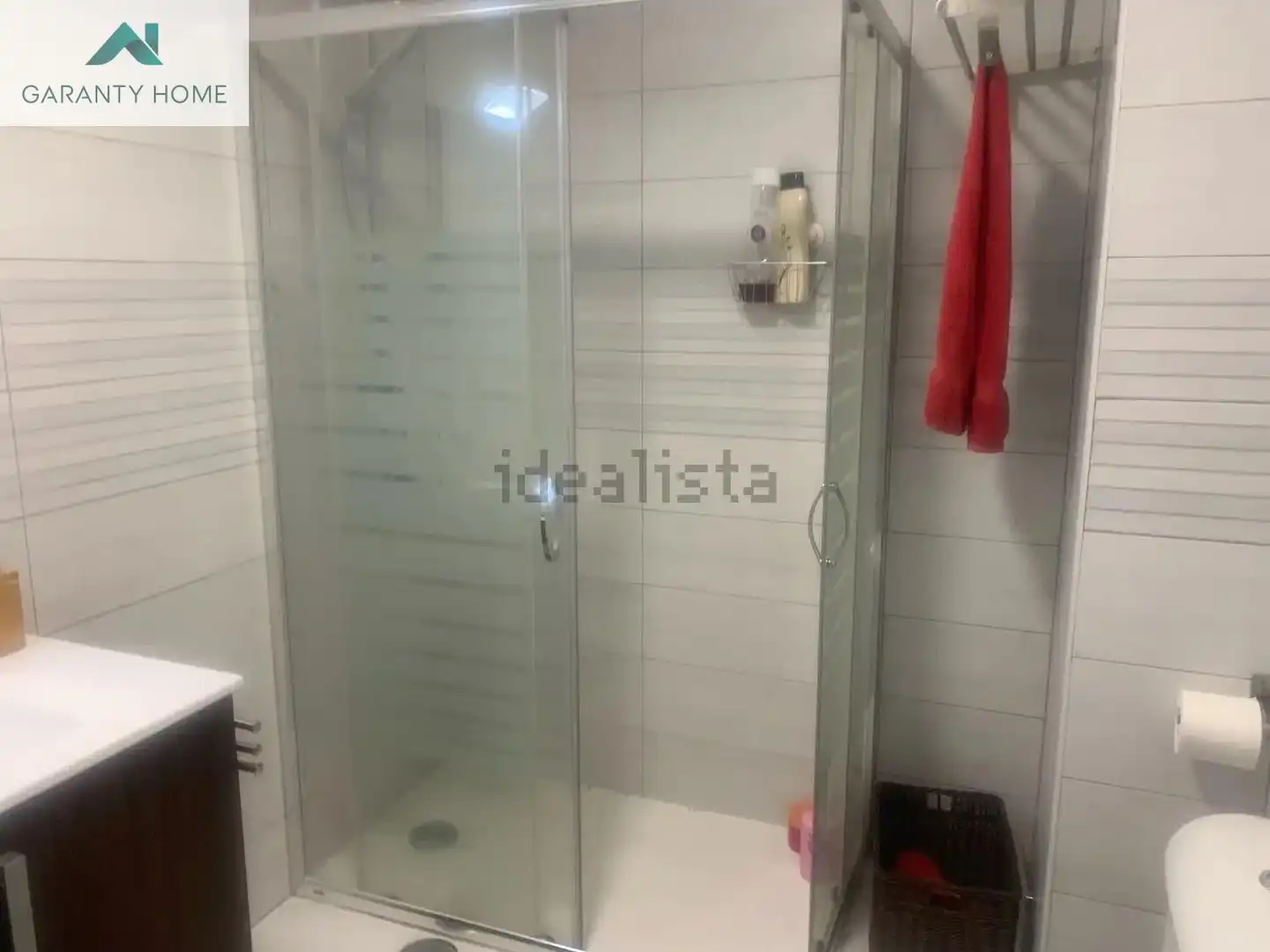 Badezimmer von Wohnung zur Miete in Málaga mit Klimaanlage, Privatgarten und Balkon