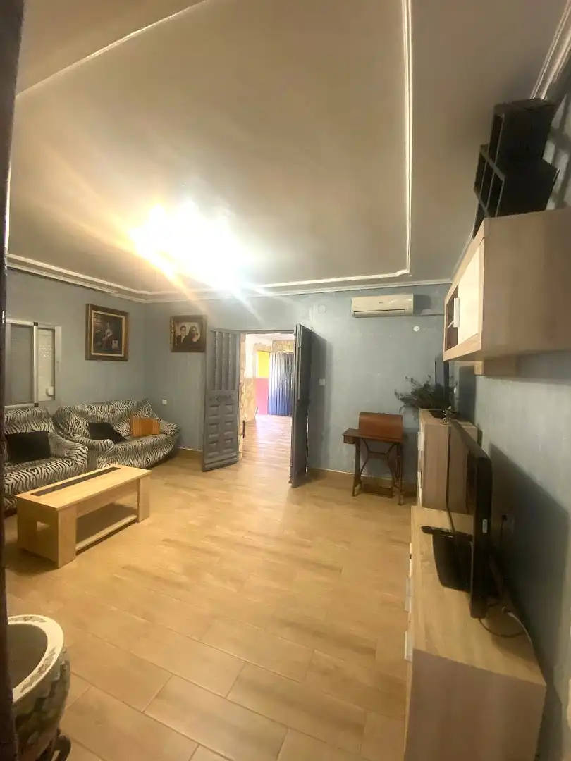 Sala d'estar de Finca rústica en venda en Mérida amb Aire condicionat i Moblat
